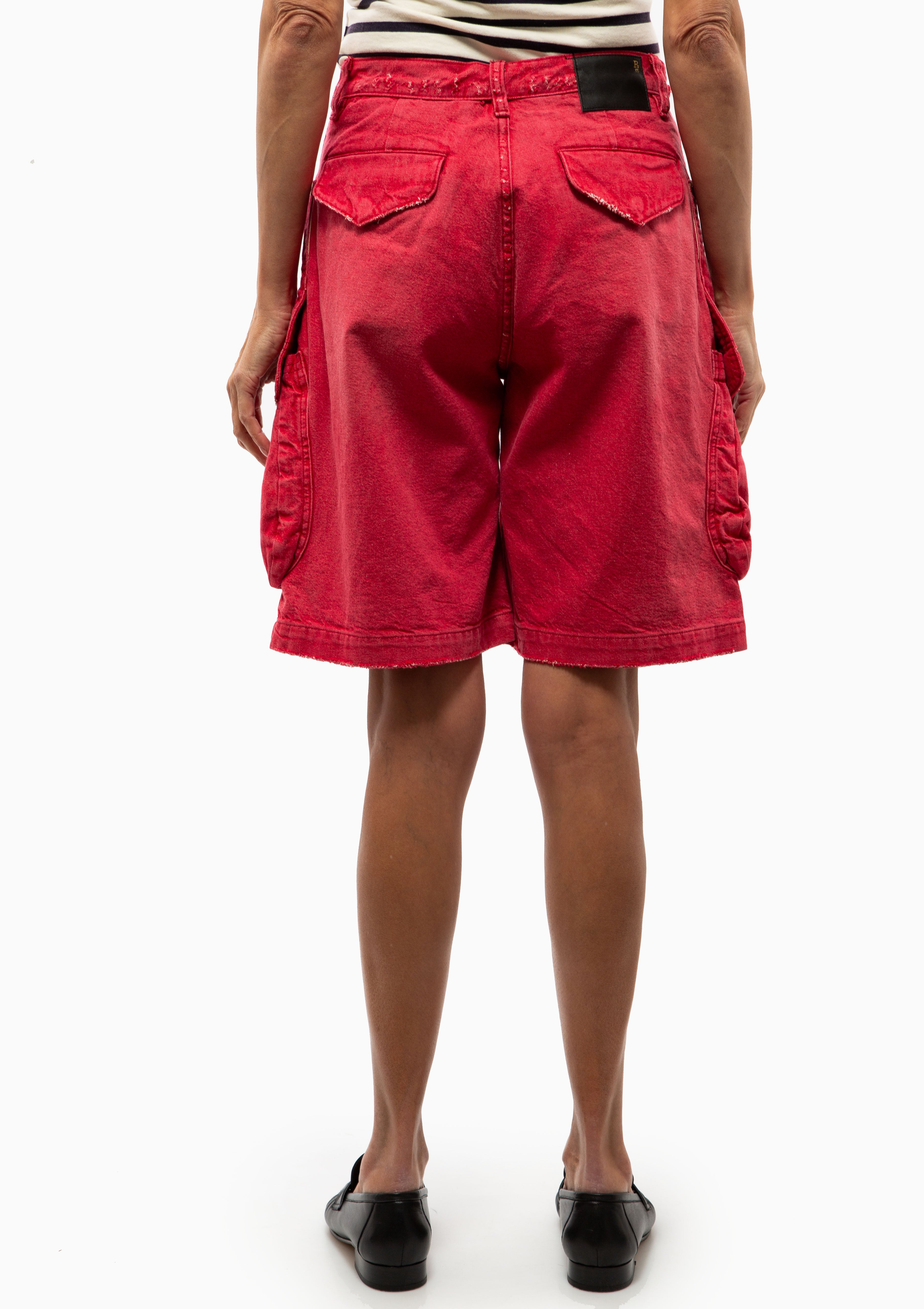 Multipocket Baggy Shorts | Vivid Red