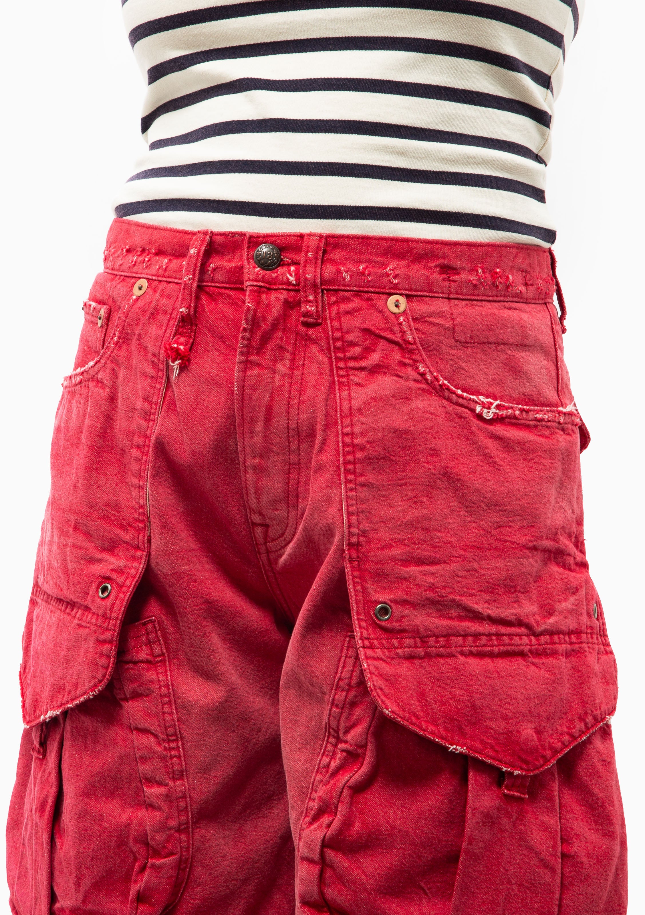 Multipocket Baggy Shorts | Vivid Red