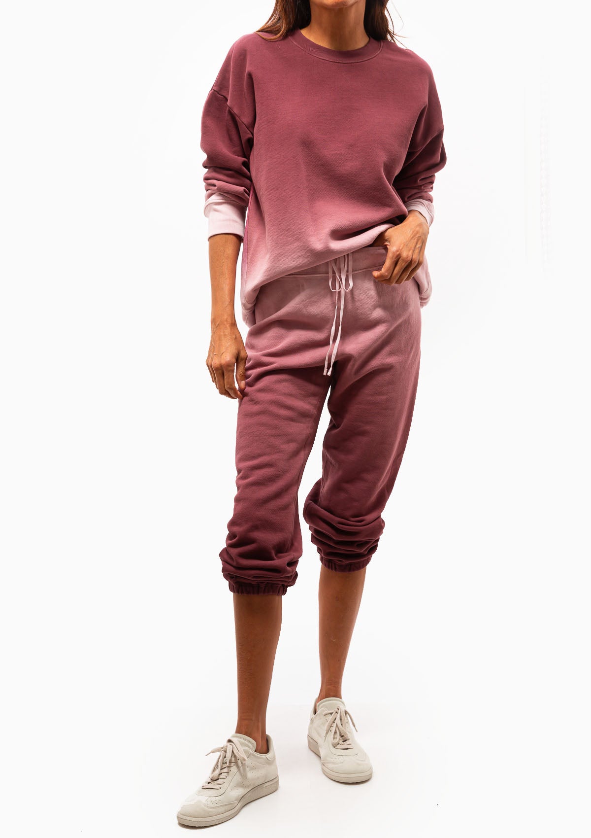 Dip Dye Topanga Pant | Bordeaux Mist