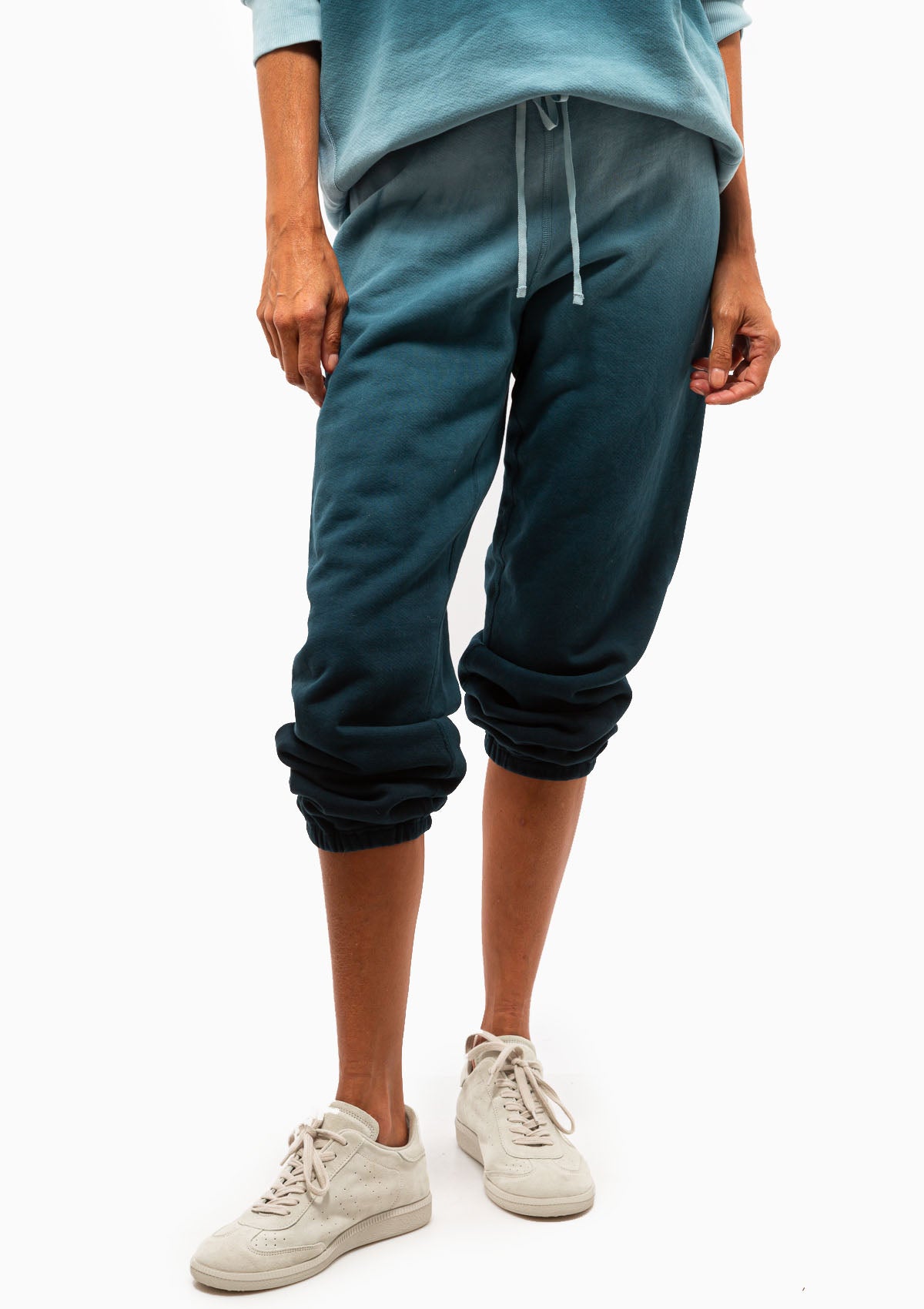 Dip Dye Topanga Pant | Teal Mist