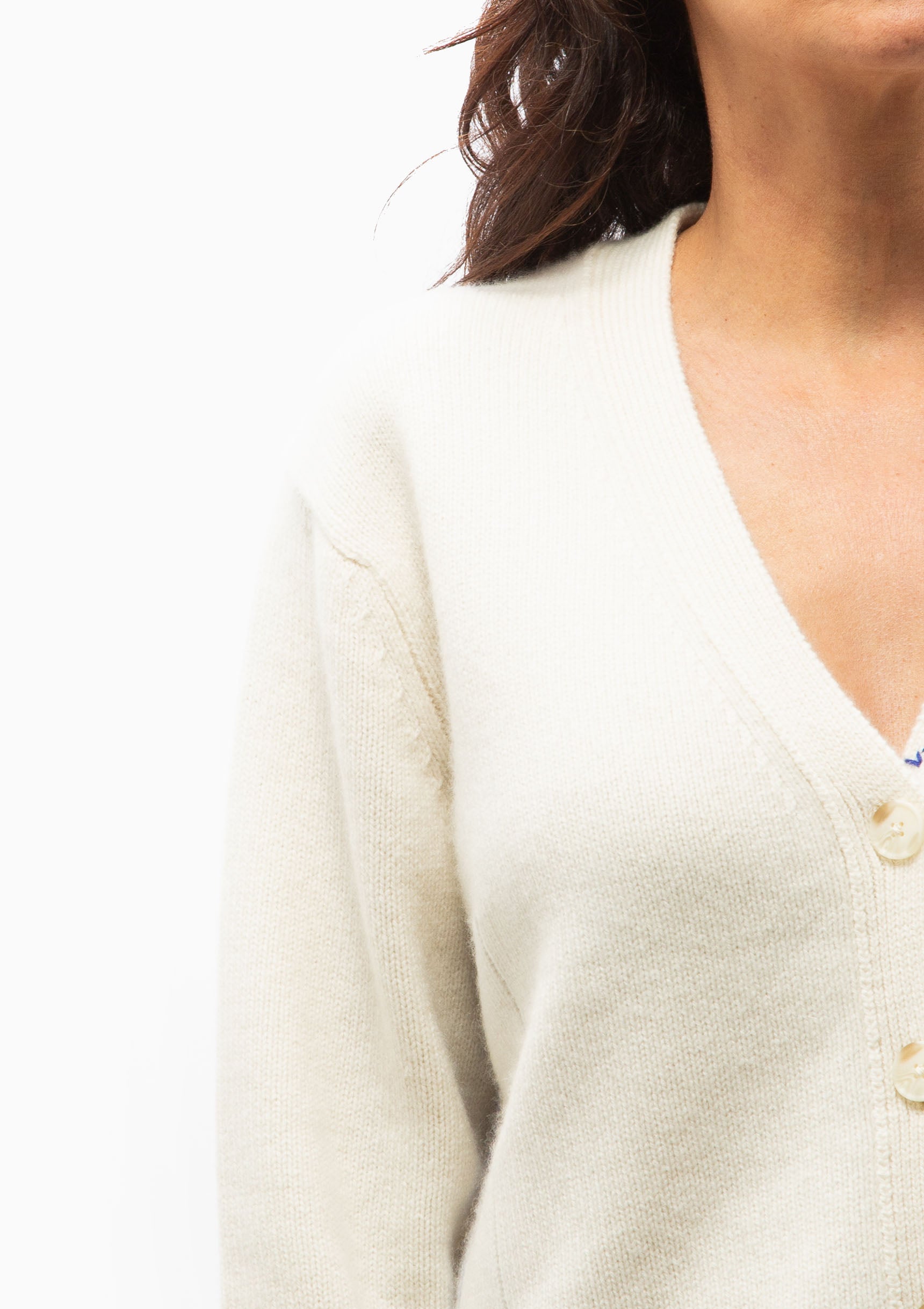 Yes Cardigan | Chalk