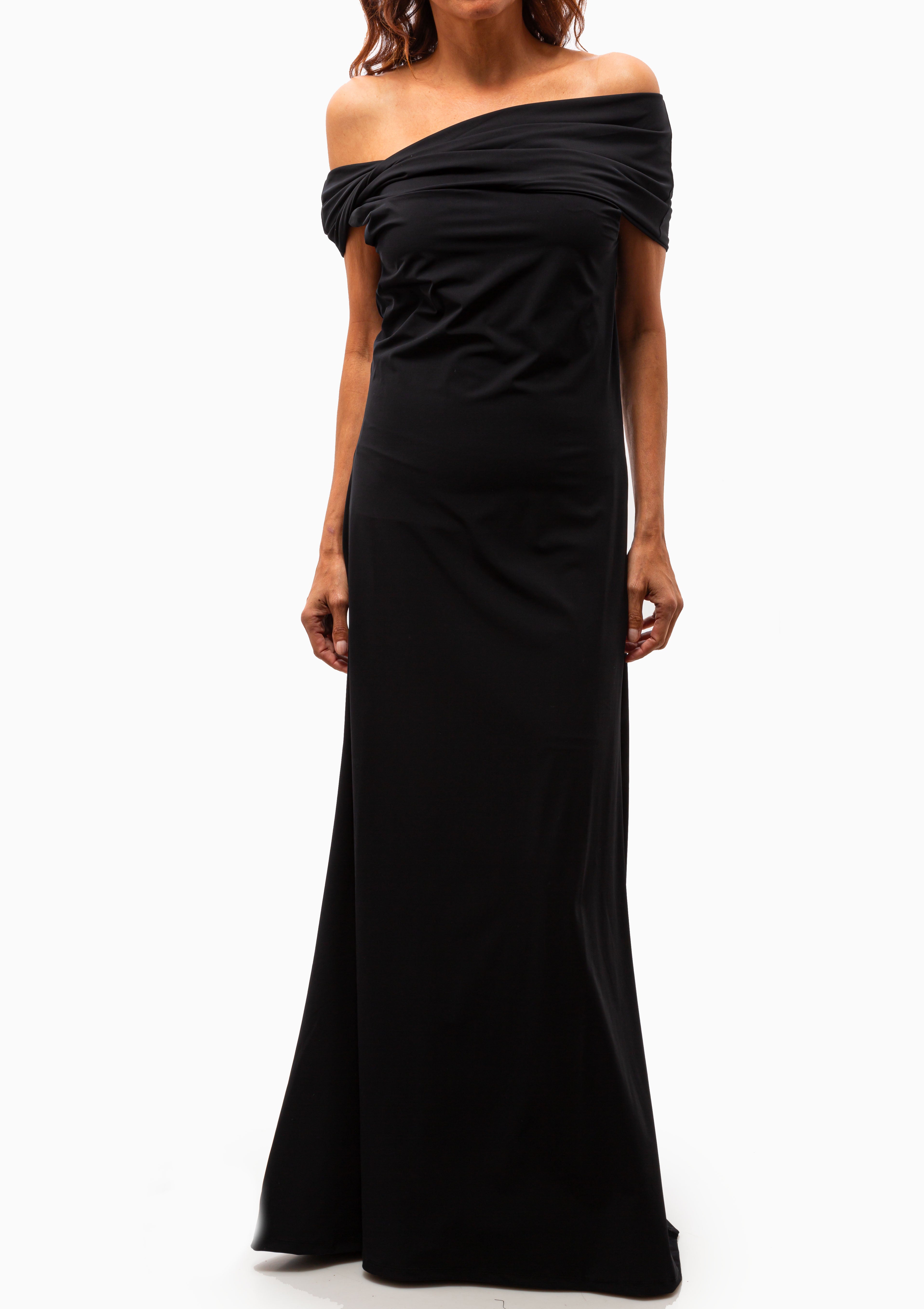 Off the shoulder asymmetrical dress hotsell