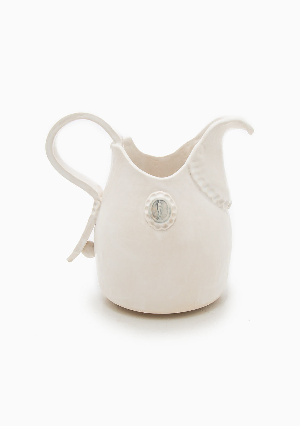 Venus Coin Handmade Pitcher | Egret