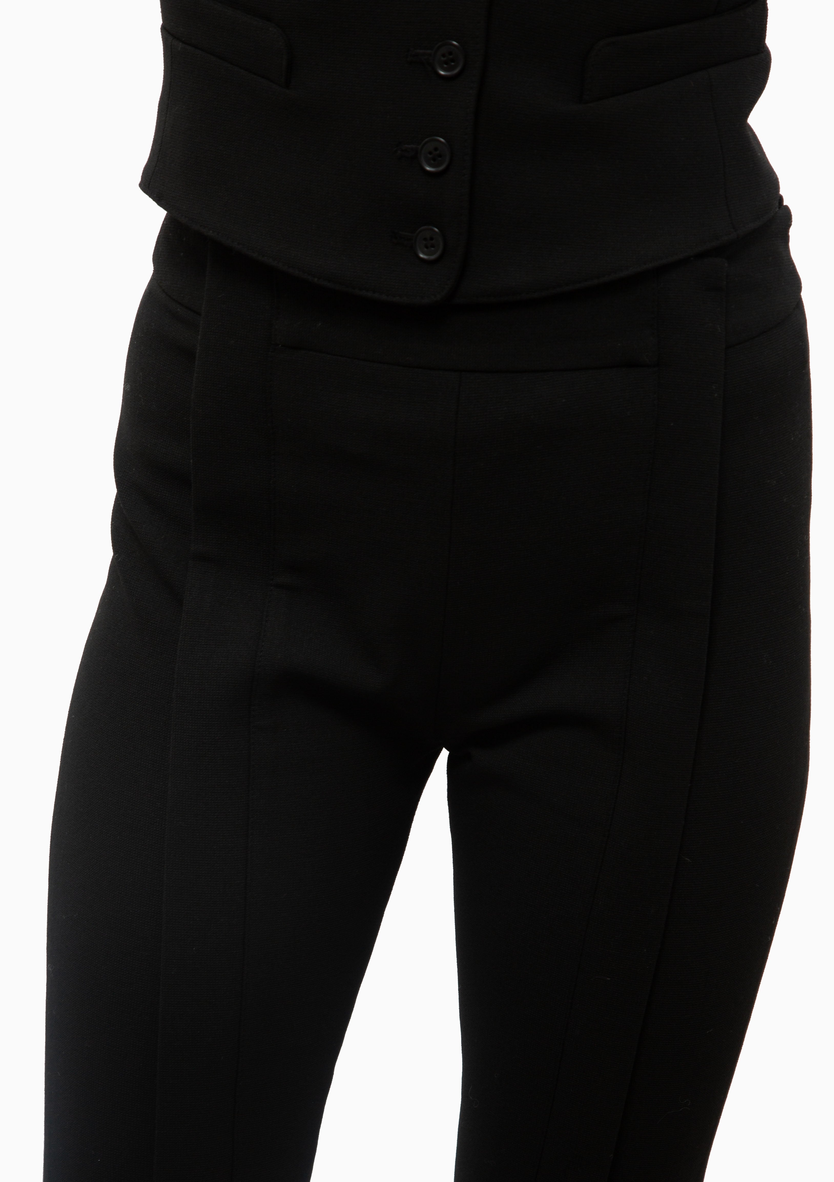 20th Anniversary Flange Pant | Black Piqué