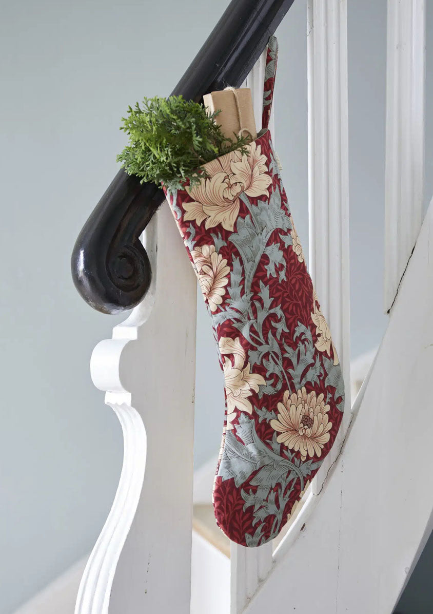 Chrysanthemum Stocking | Red