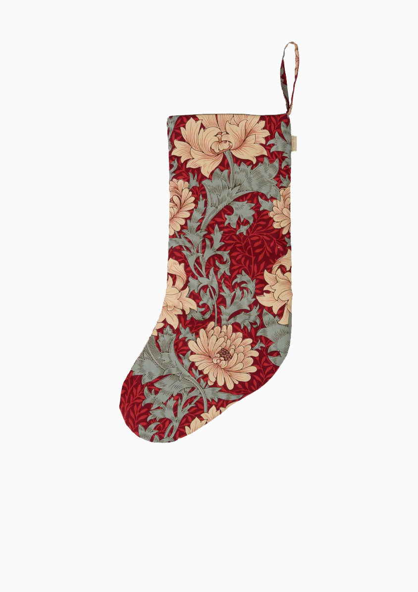 Chrysanthemum Stocking | Red