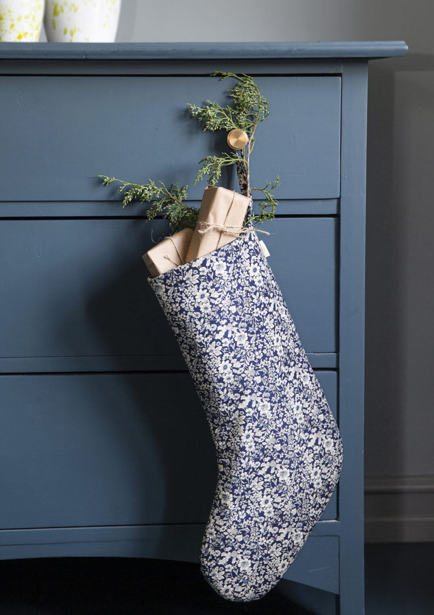 Meadow Stocking | Dark Blue