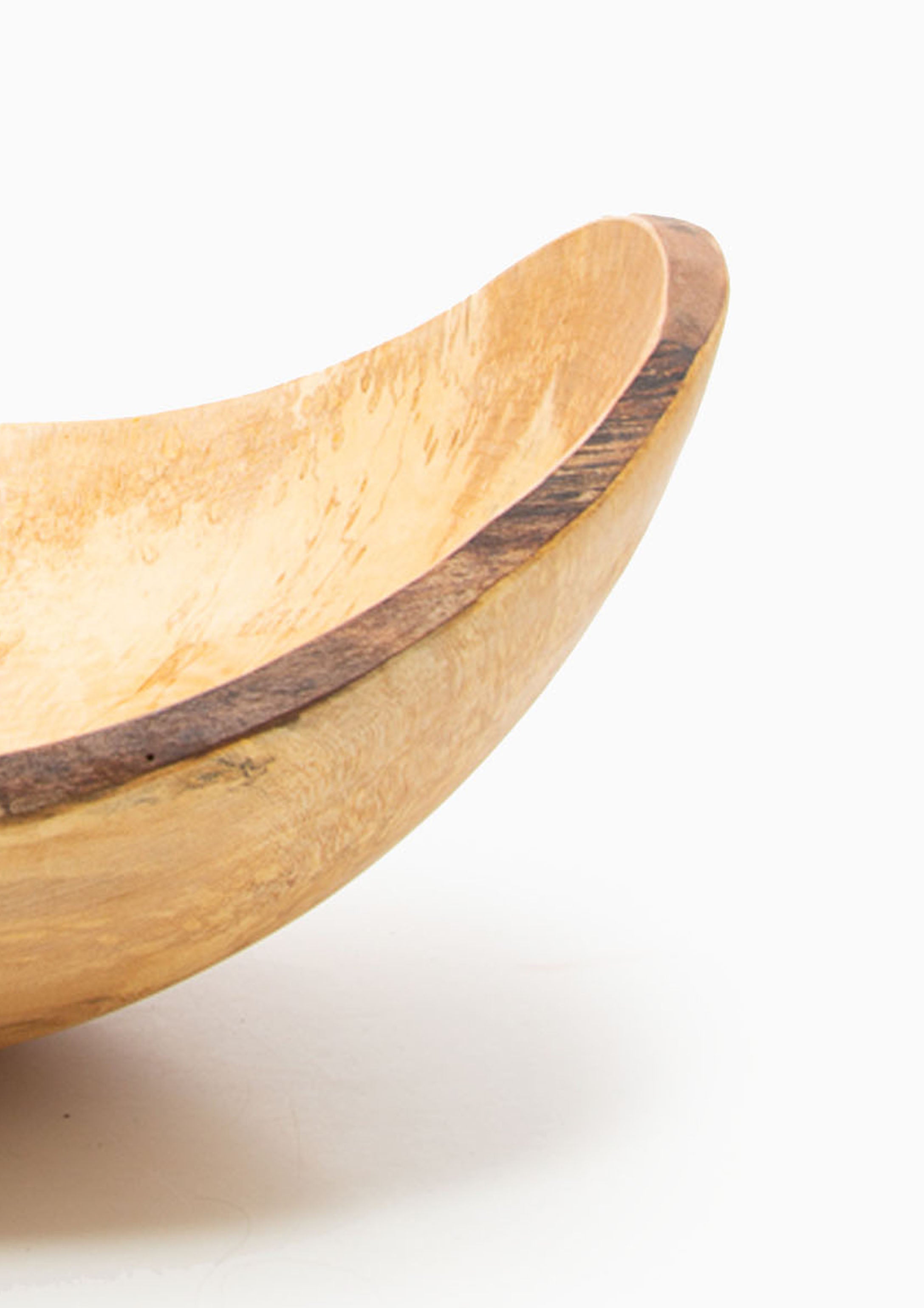 Spalted Maple Oval Bowl, 21"