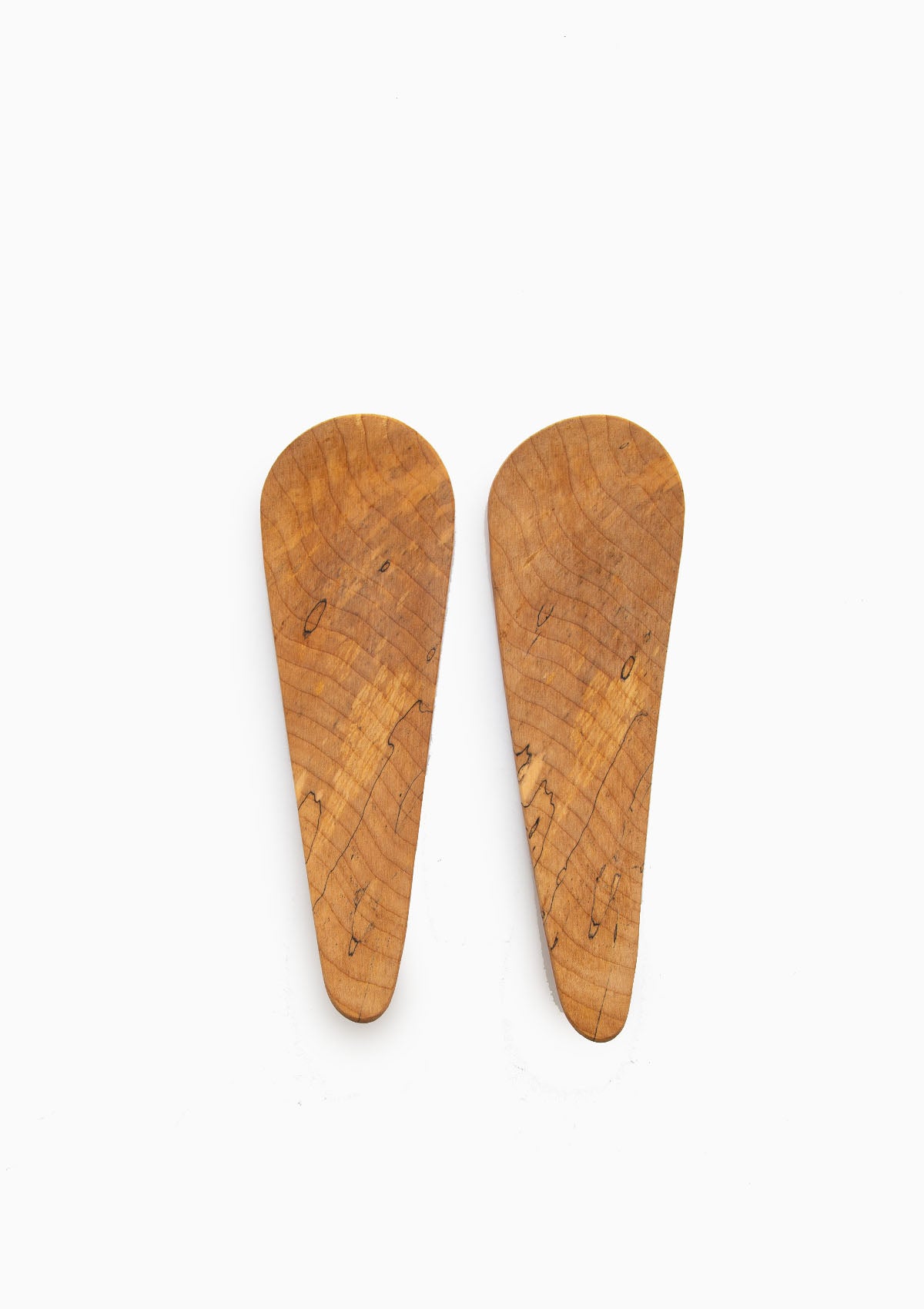 Spalted Maple Salad Tossers | Small