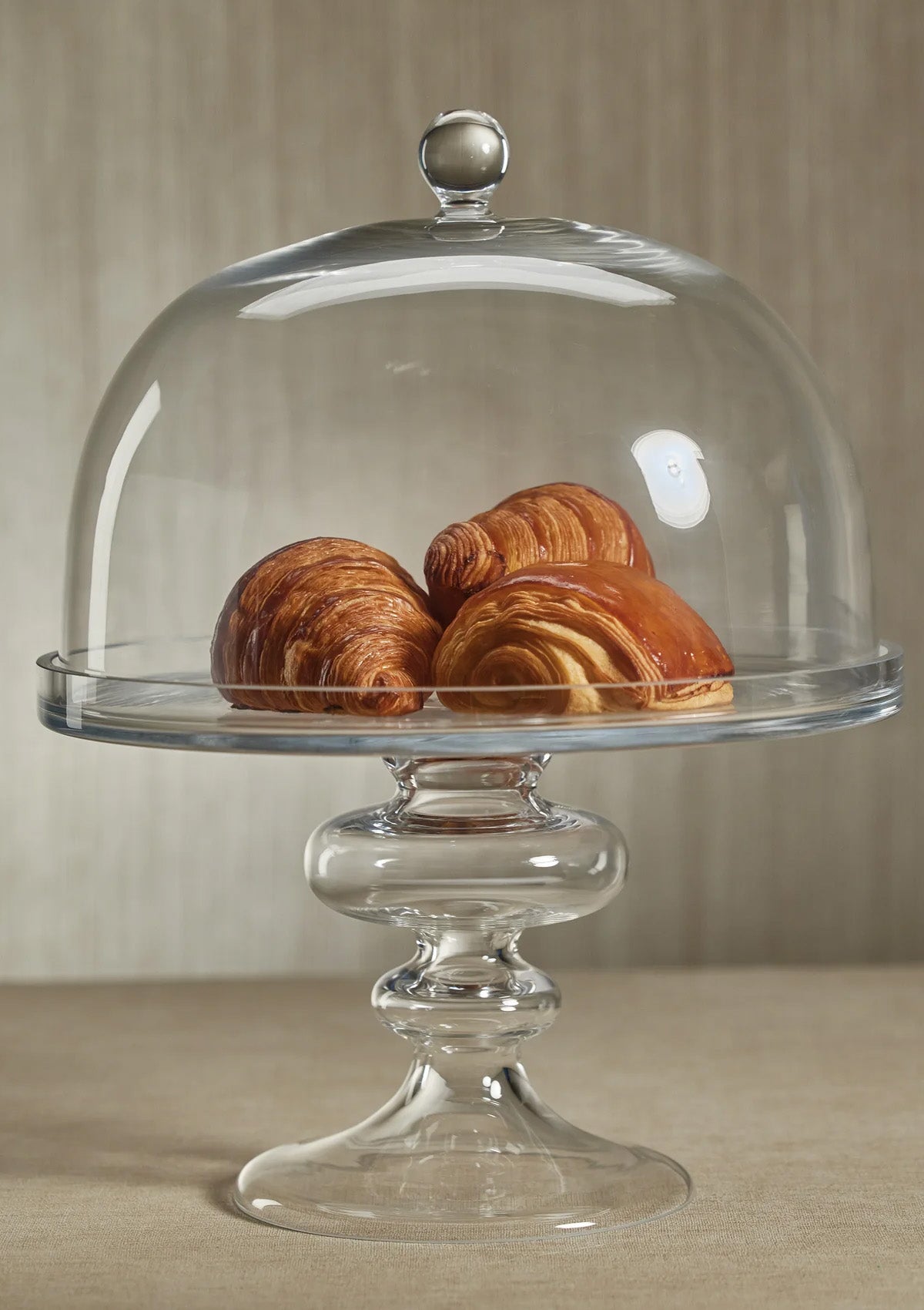 Tropezana Glass Cake Stand | Clear