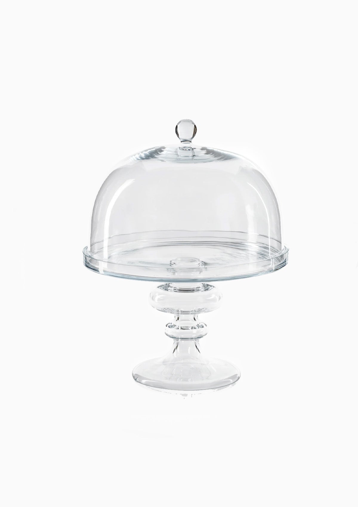 Tropezana Glass Cake Stand | Clear