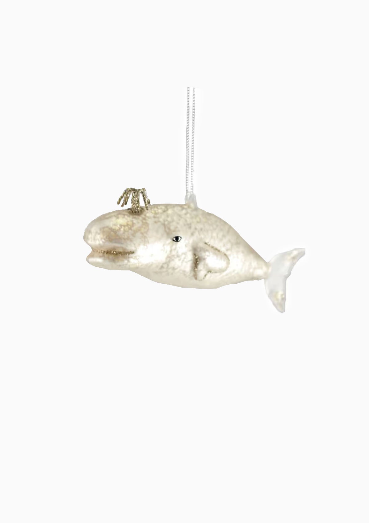 Victorian Whale Ornament | Pearl