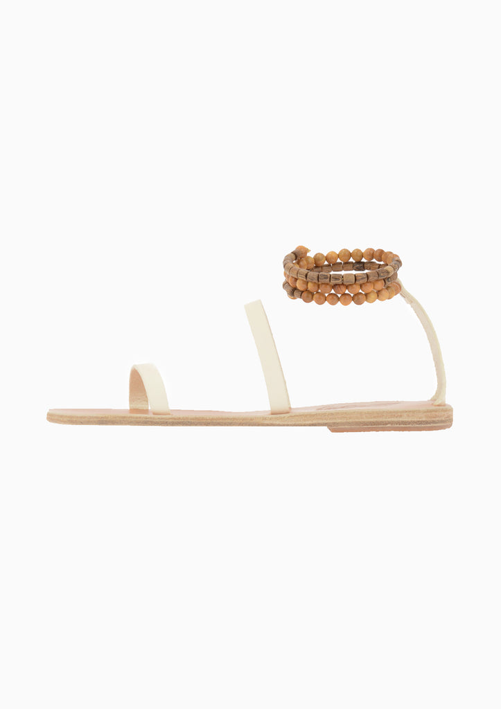 Gold Metallic Sandals - Slingback Sandals - Strappy Flat Sandals - Lulus