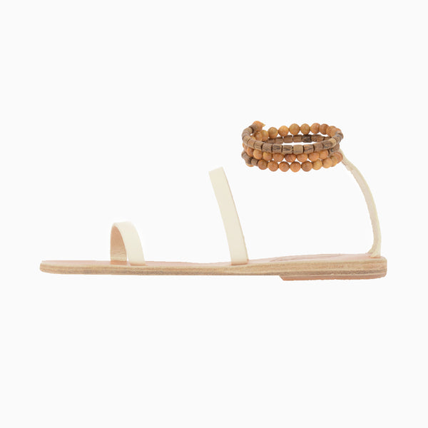 ANCIENT GREEK SANDALS Poria leather slingback sandals | THE OUTNET