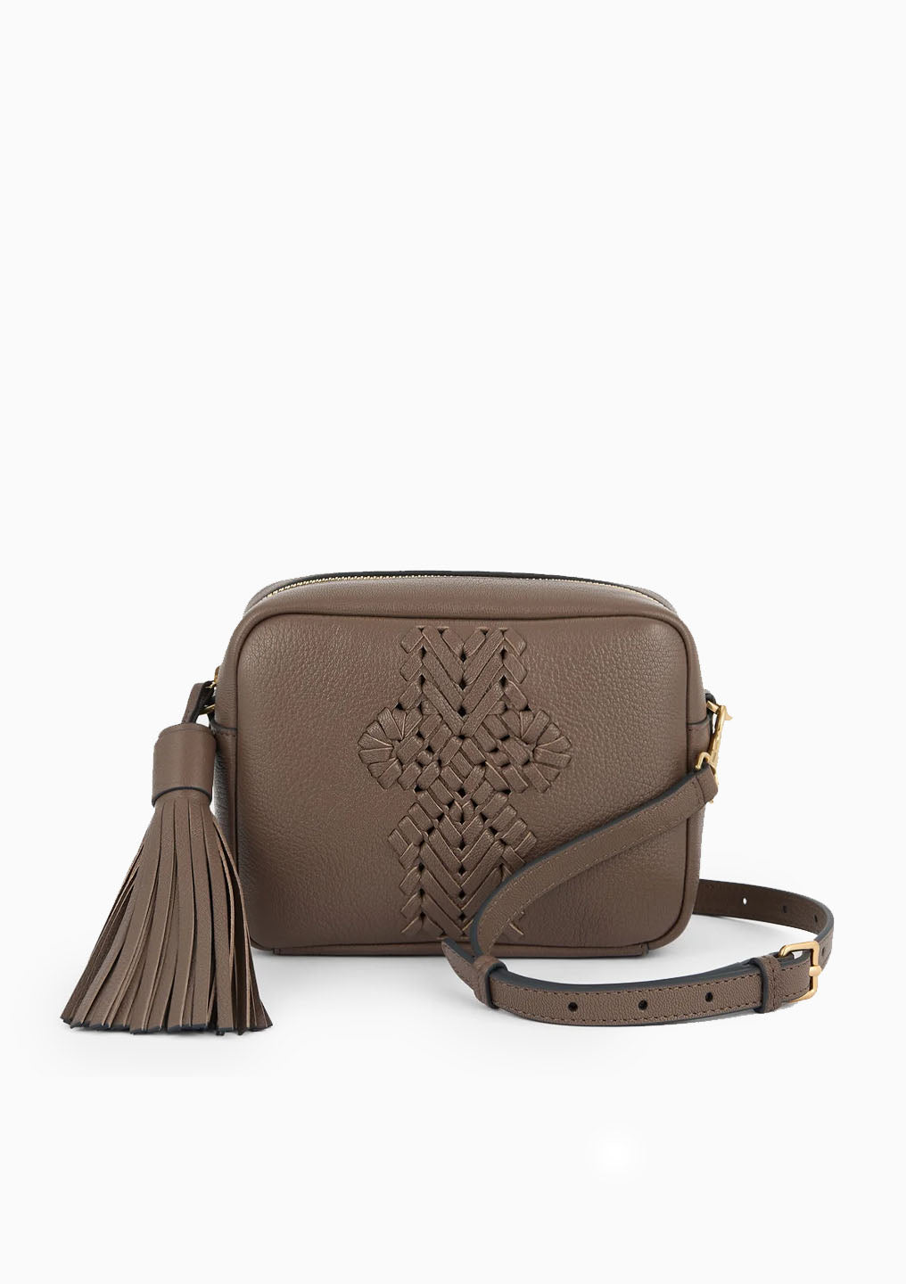 The Neeson Tassel Crossbody | Pebble