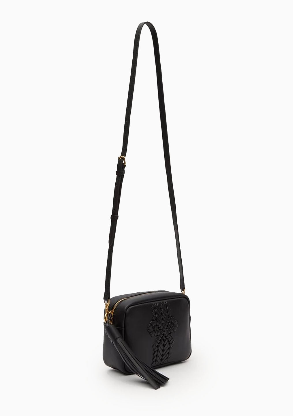 The Neeson Tassel Crossbody | Black