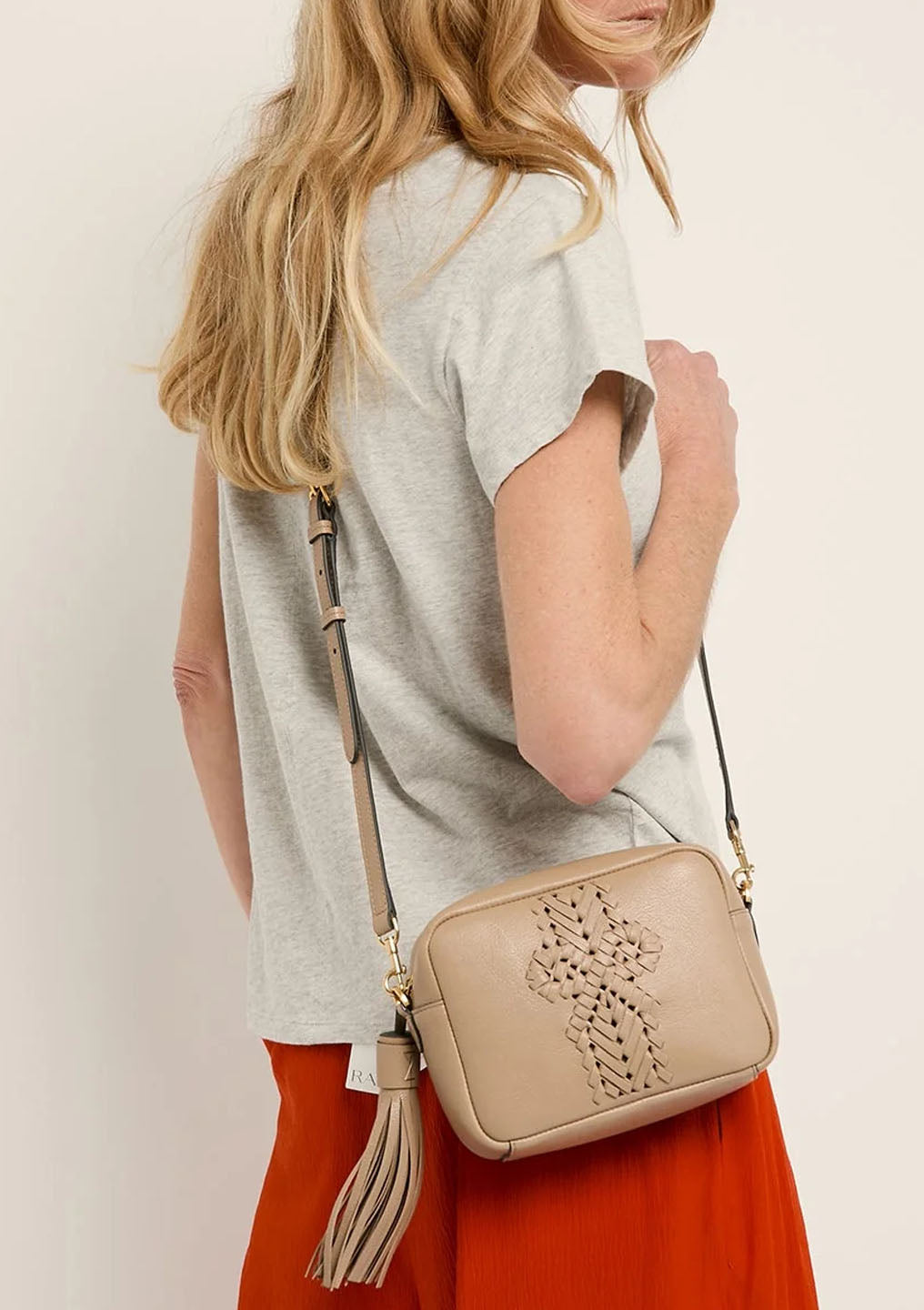 The Neeson Tassel Crossbody | Sand