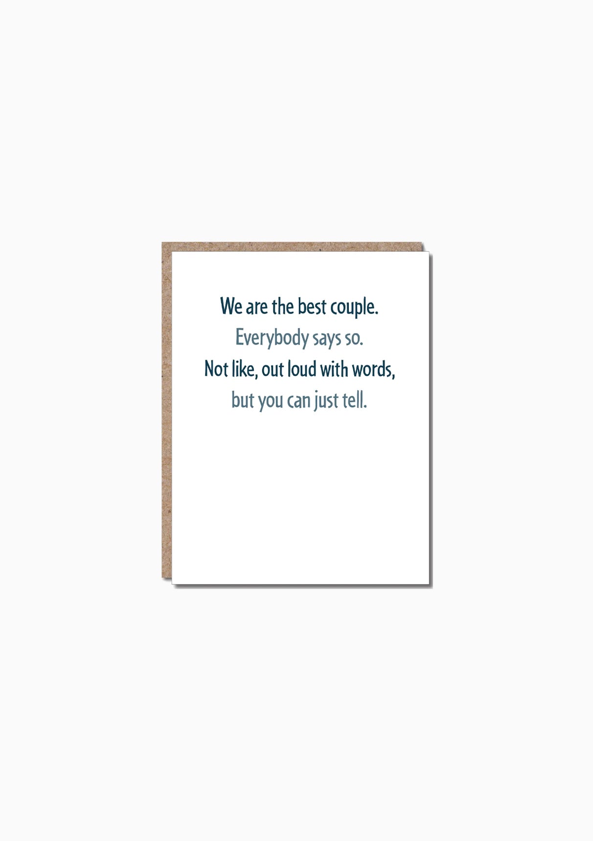 Best Couple Funny Valentines Greeting Card