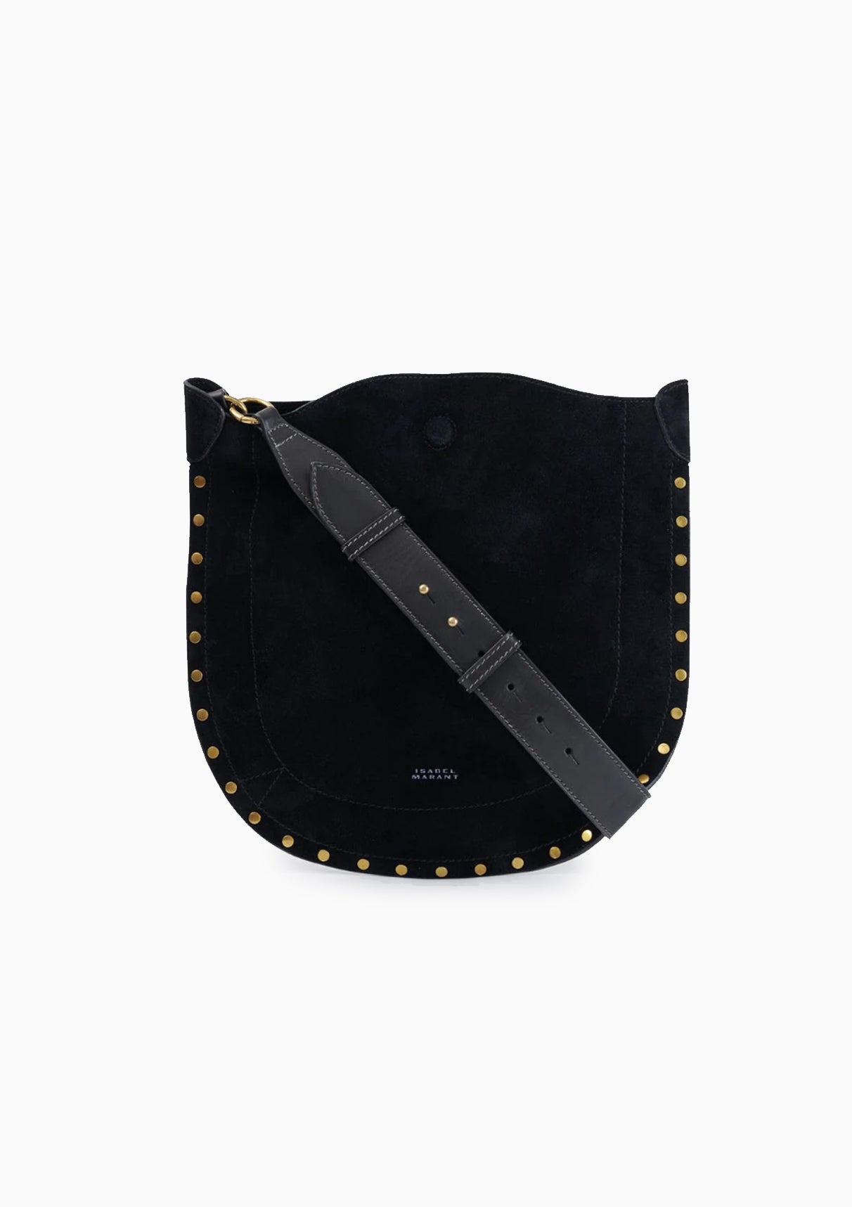 Oskan Suede Soft Bag | Black