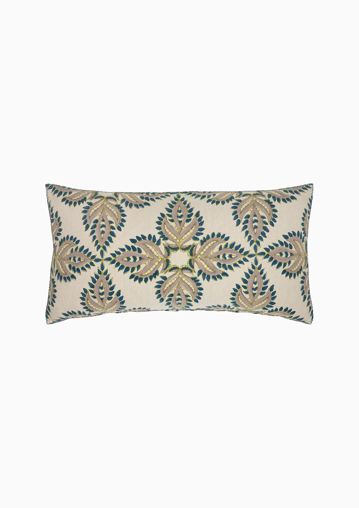 Verdin Peacock Decorative Cushion | 17"x32"