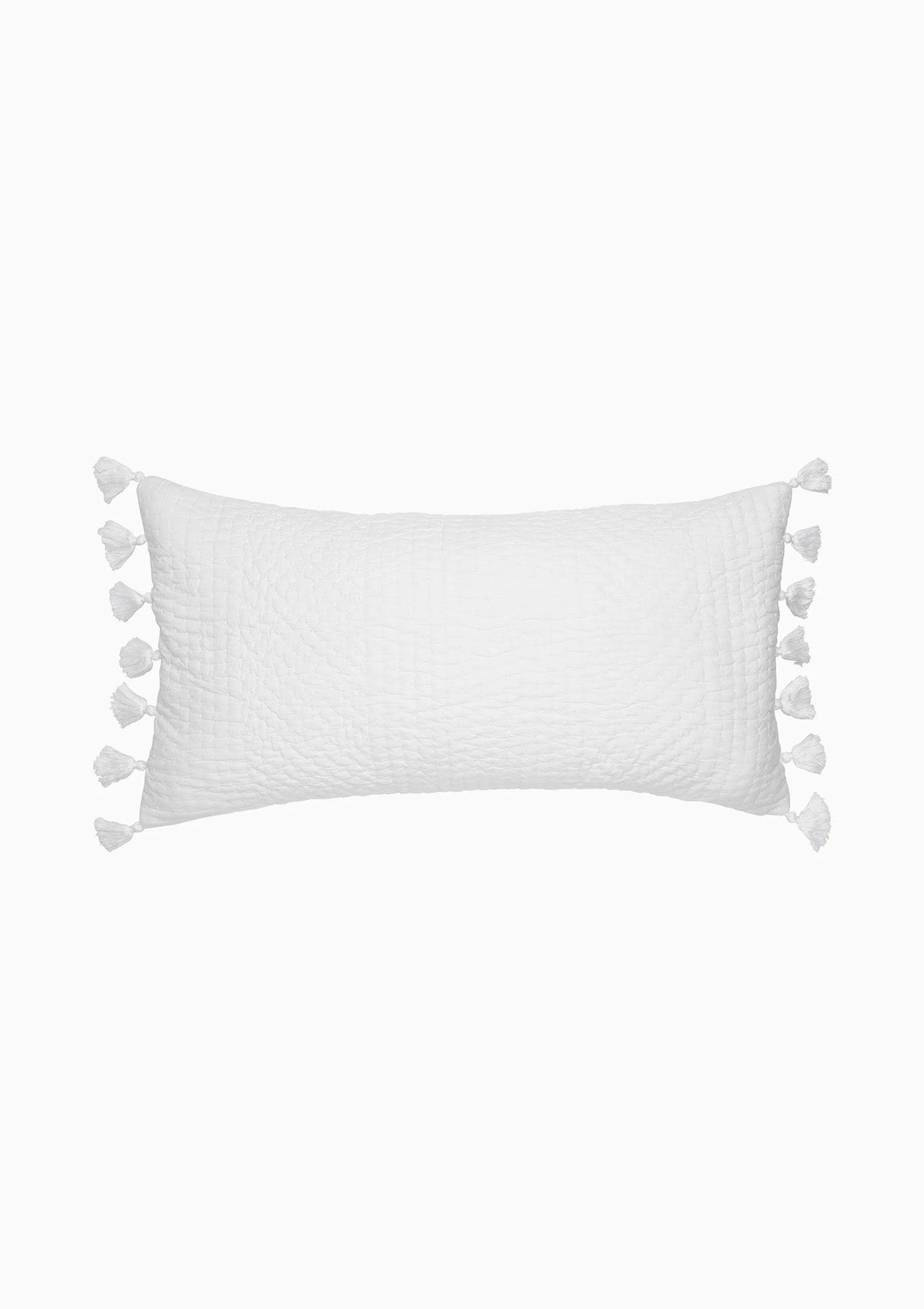 Sahati White Bolster | 17" x 32"