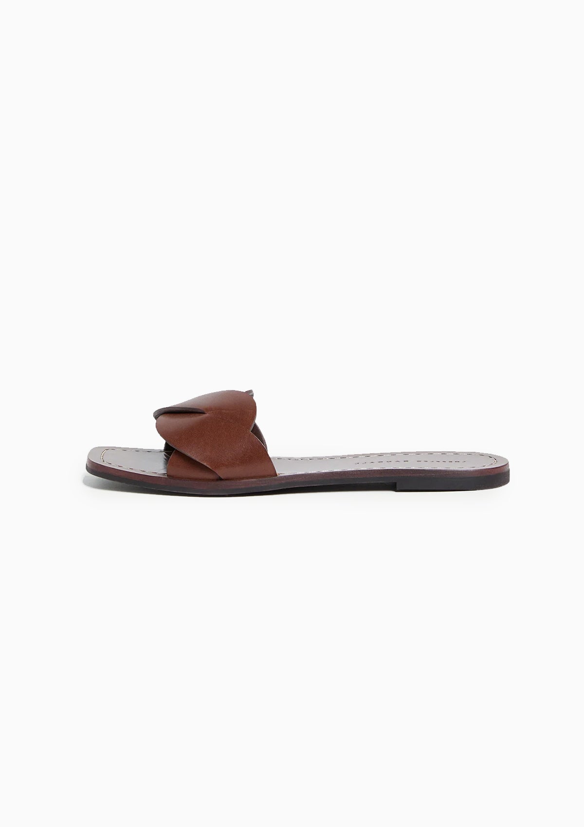 Willajo Leather Braid Sandal | Espresso