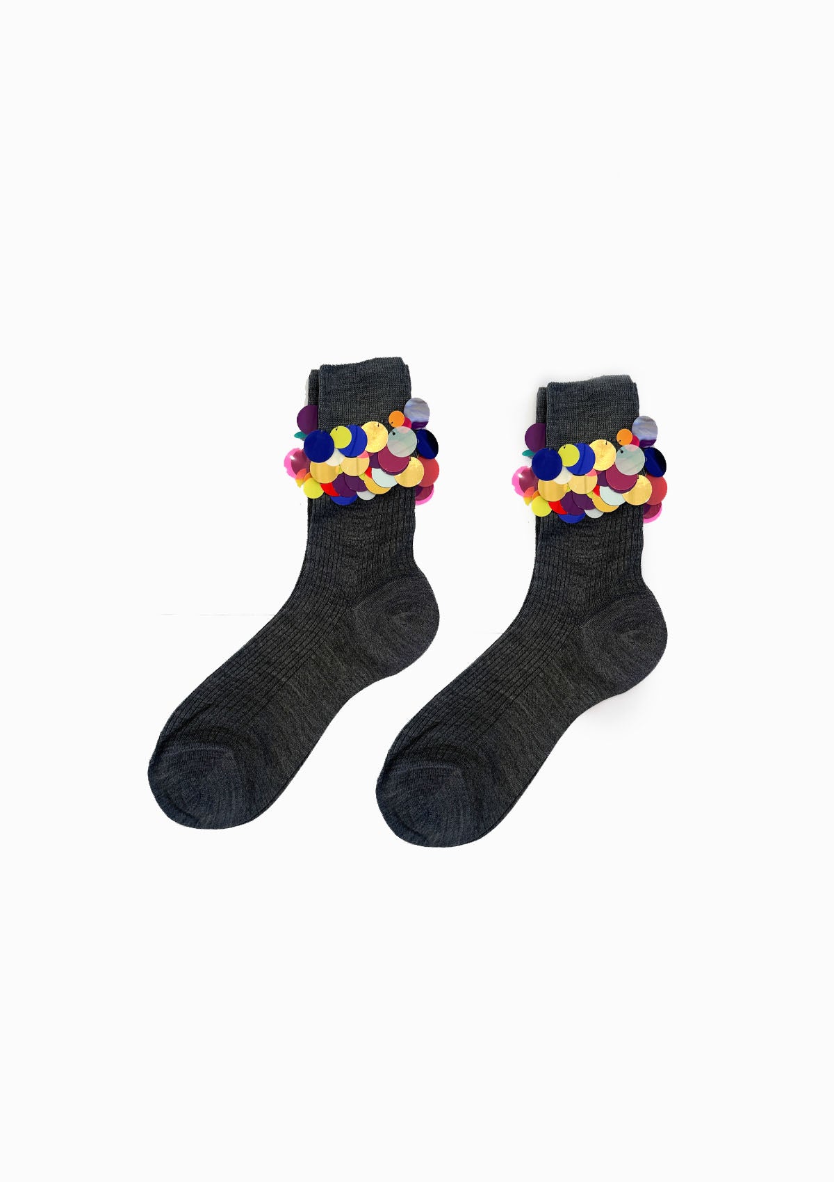 One Ribbed Carnival Socks | Jeans