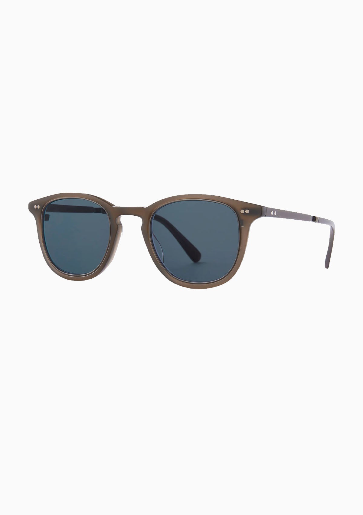 Cooper S Sunglasses | Truffle-Gunmetal/Blue Opal