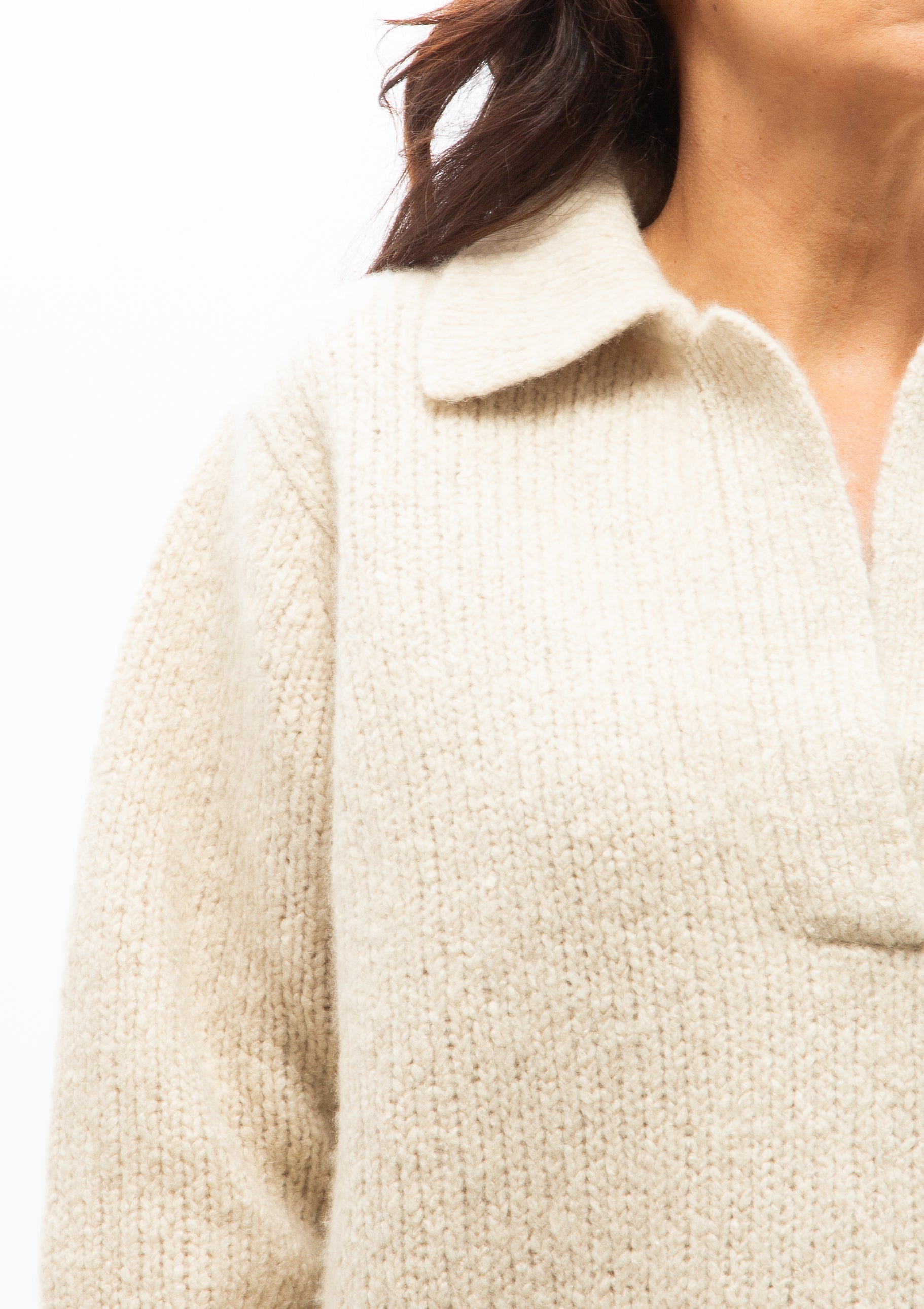 Callen Sweater | Beige Melange