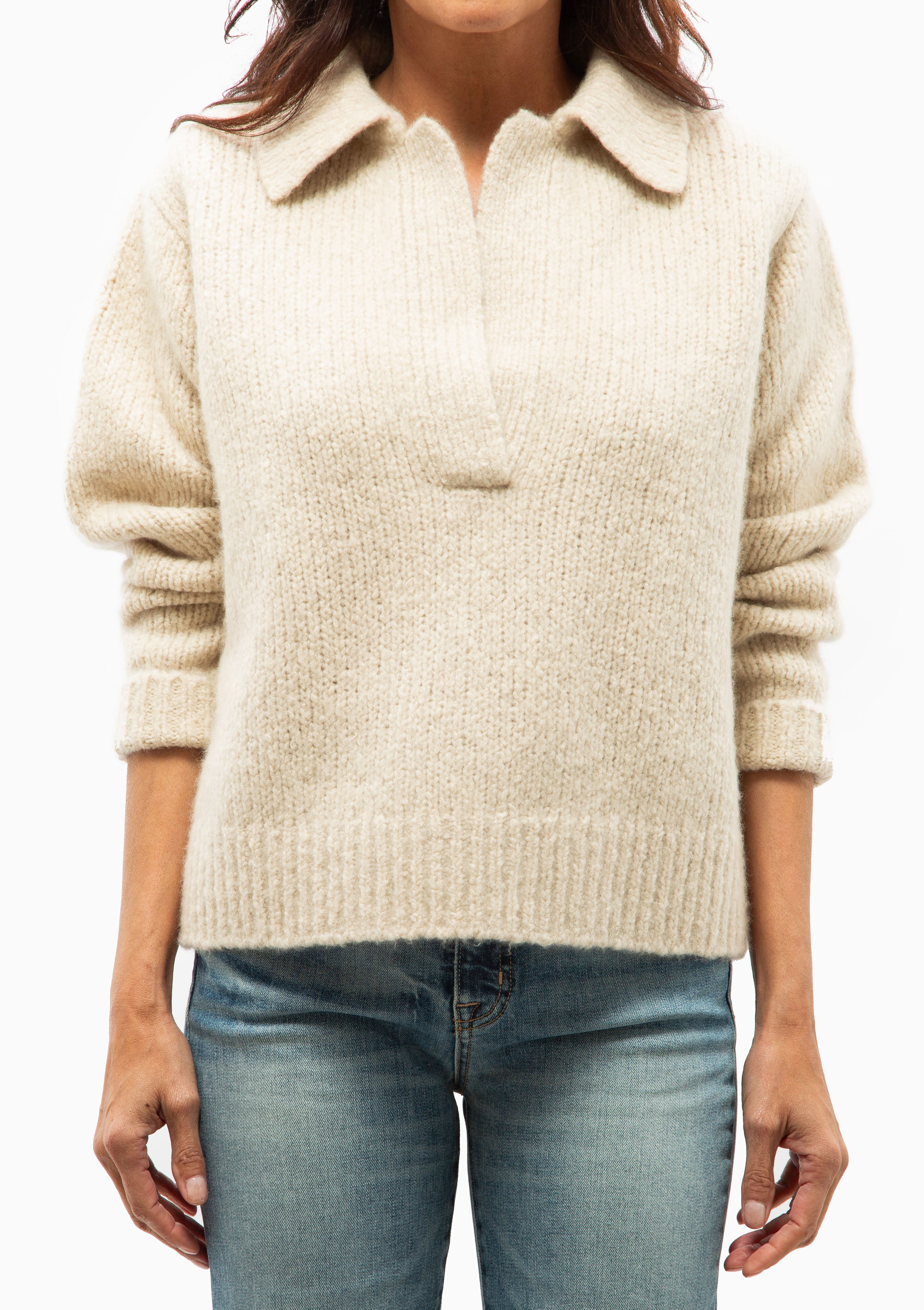 Callen Sweater | Beige Melange