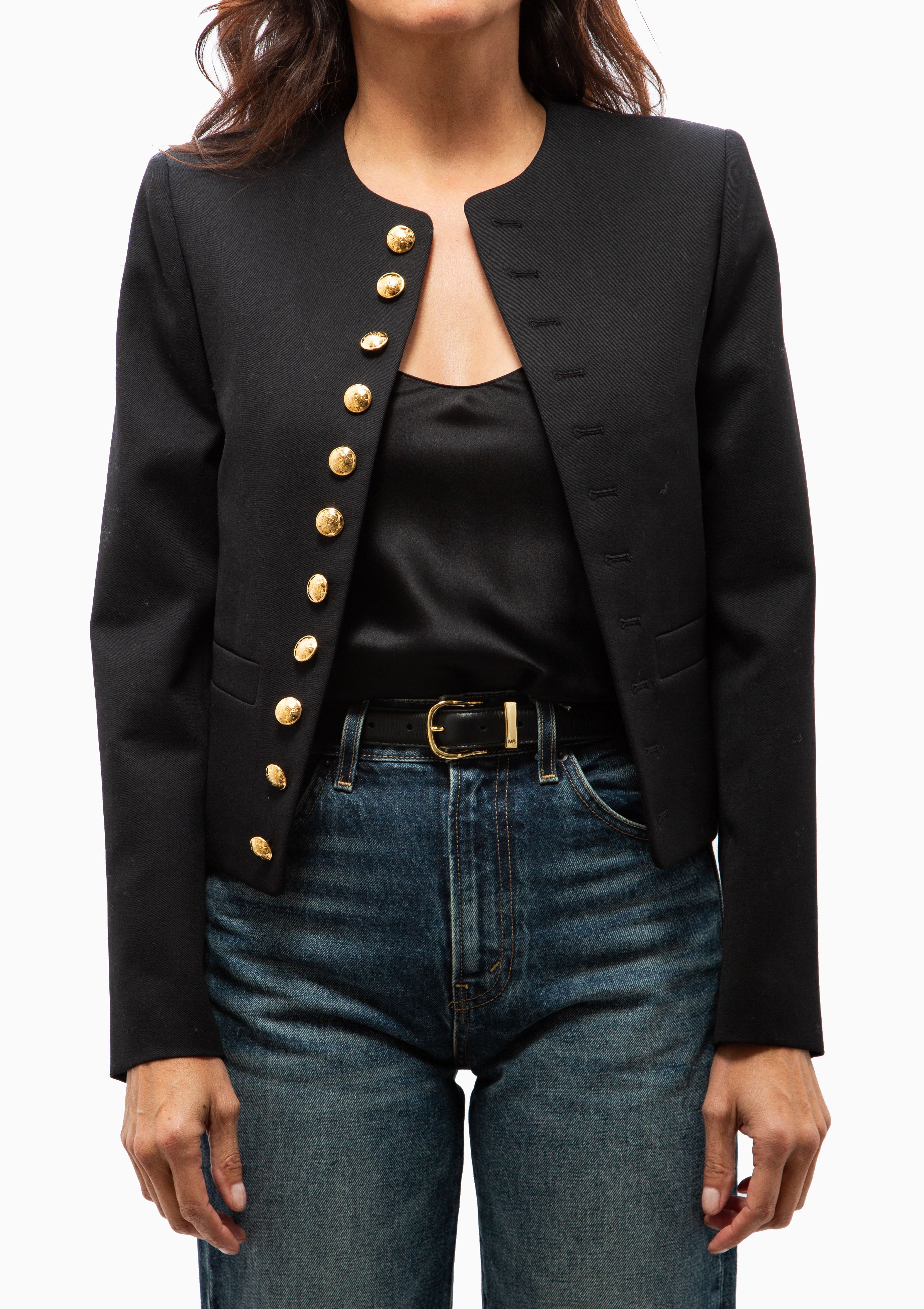 Patti Short Jacket | Black