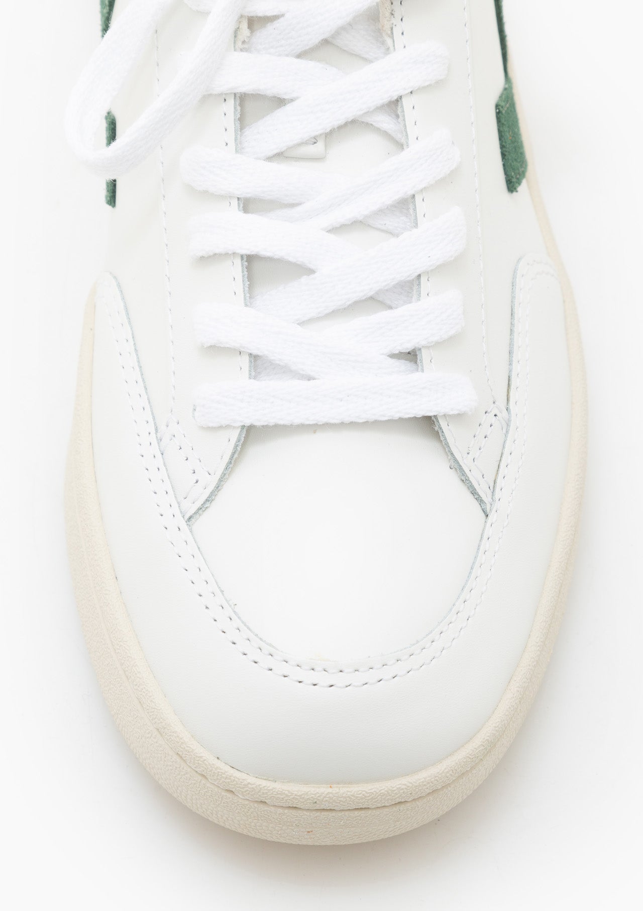 V-12 Leather Sneaker | White Cyprus