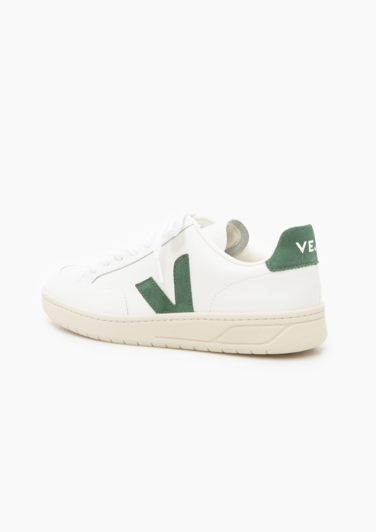 V-12 Leather Sneaker | White Cyprus