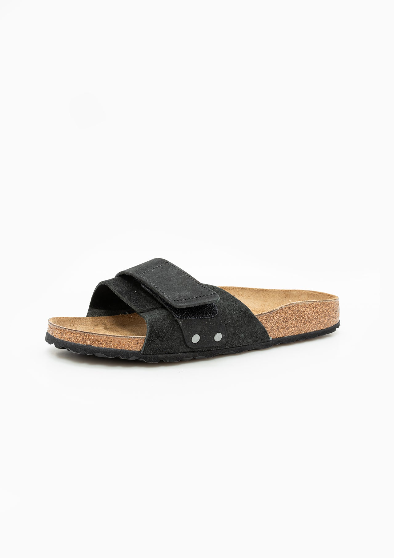 Oita Sandal | Black Suede