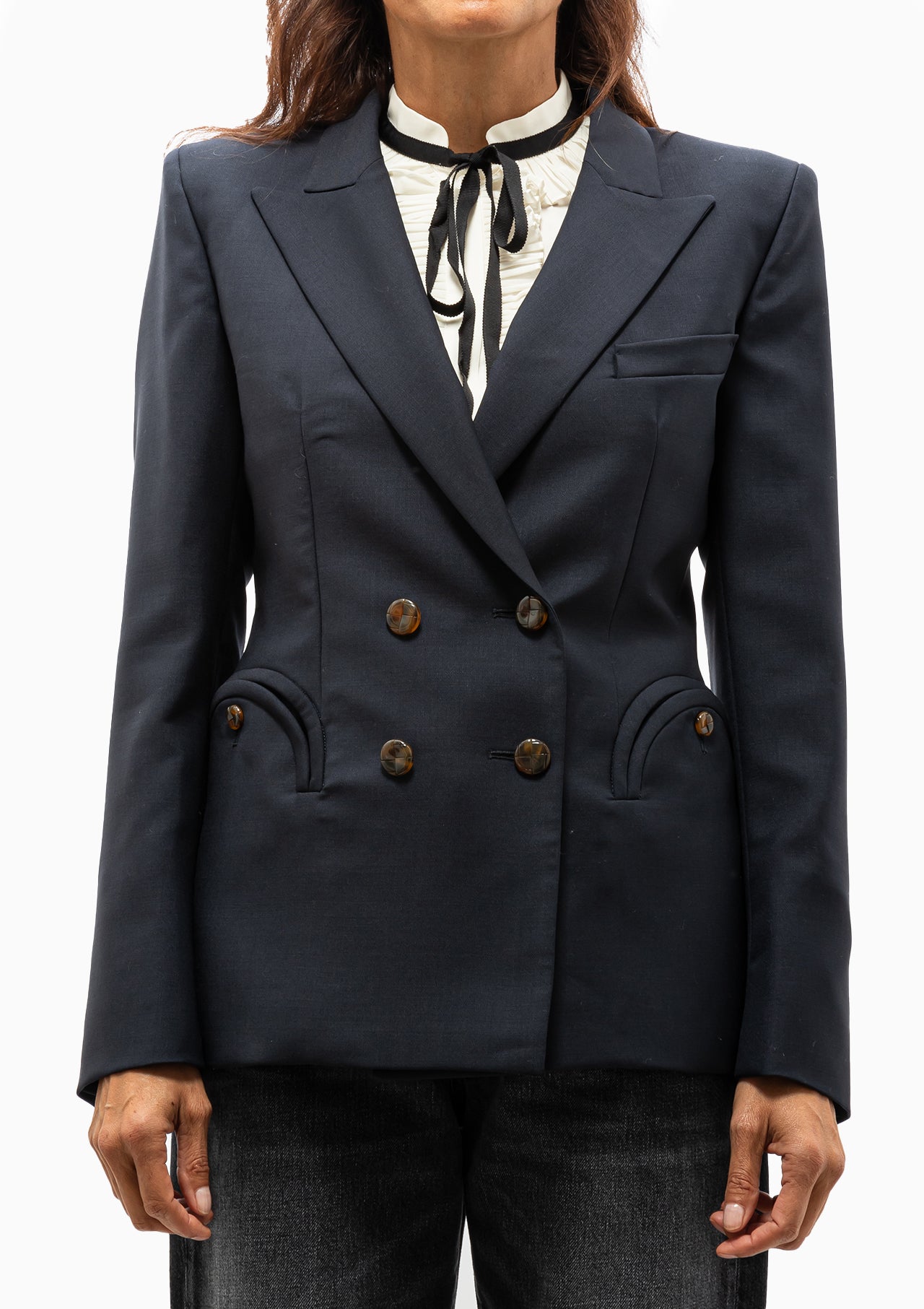 Charmer Blazer | First Class Navy