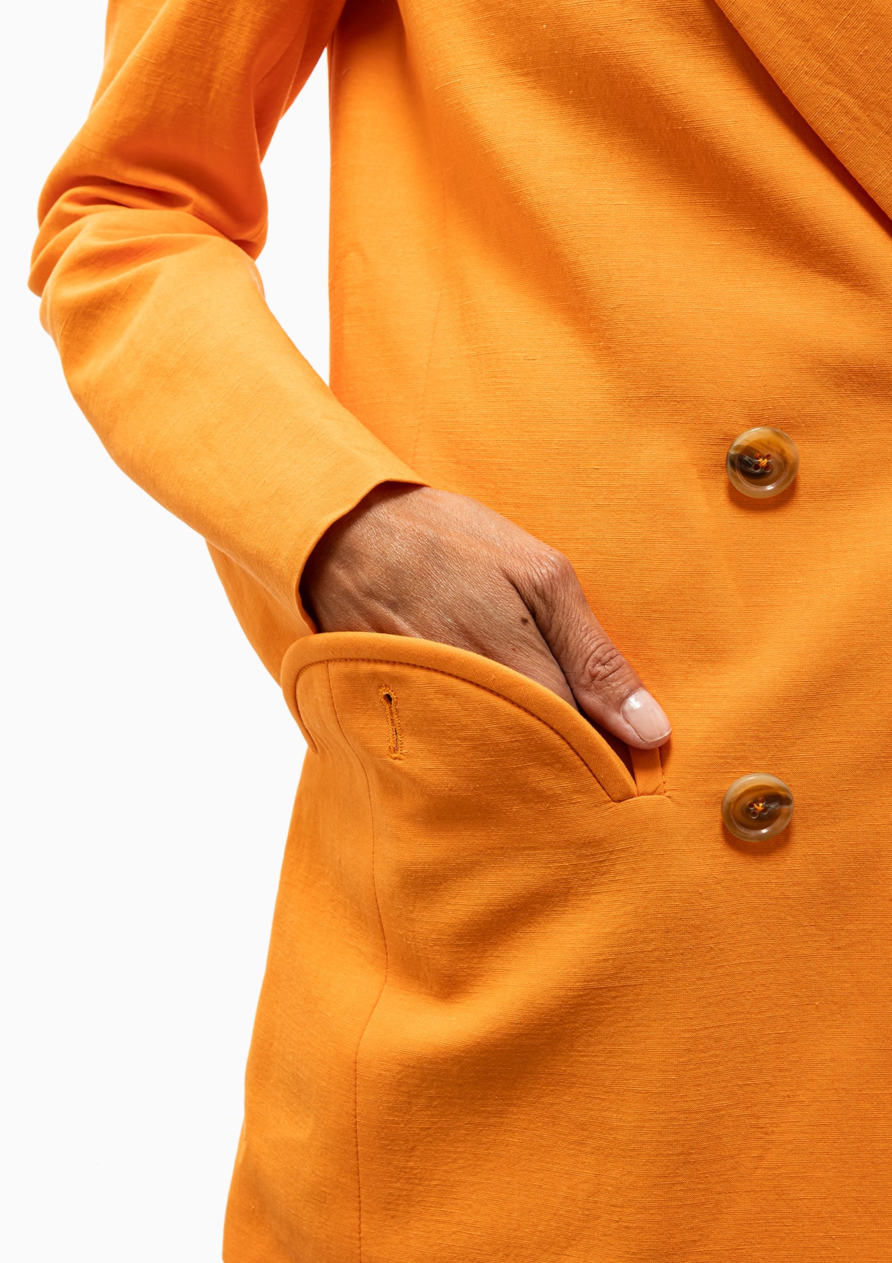 Everyday Blazer | Rox Star Tangerine