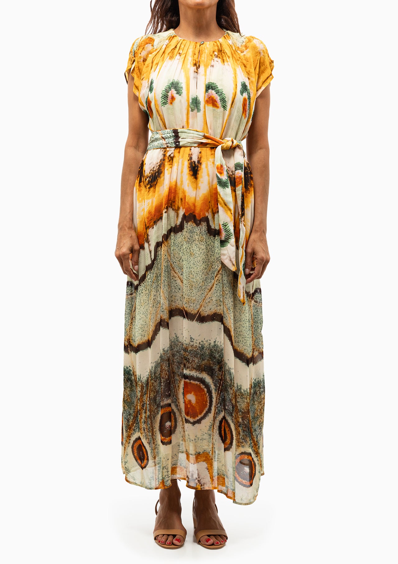 Nubia Maxi Dress | Petal Skin Yellow