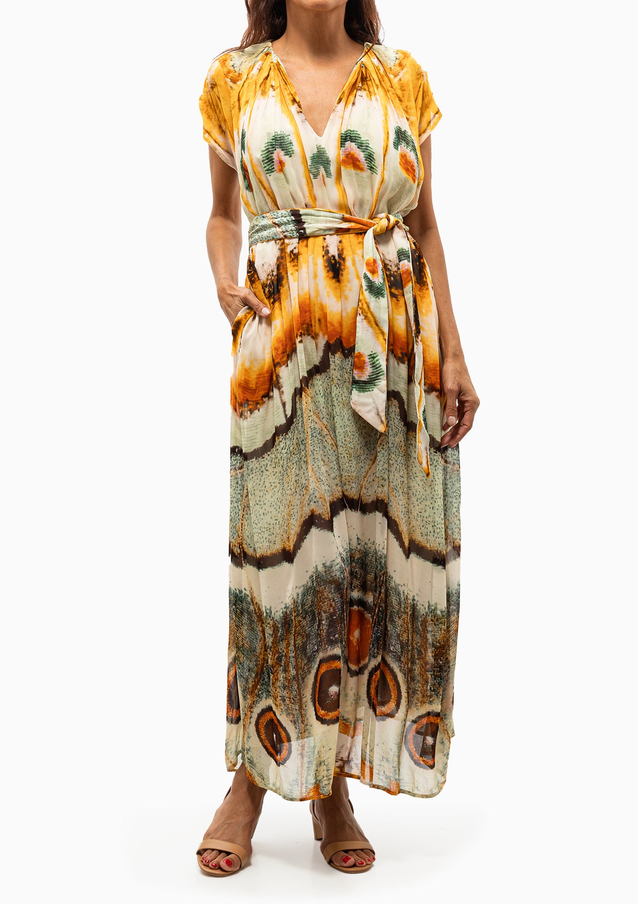 Nubia Maxi Dress | Petal Skin Yellow