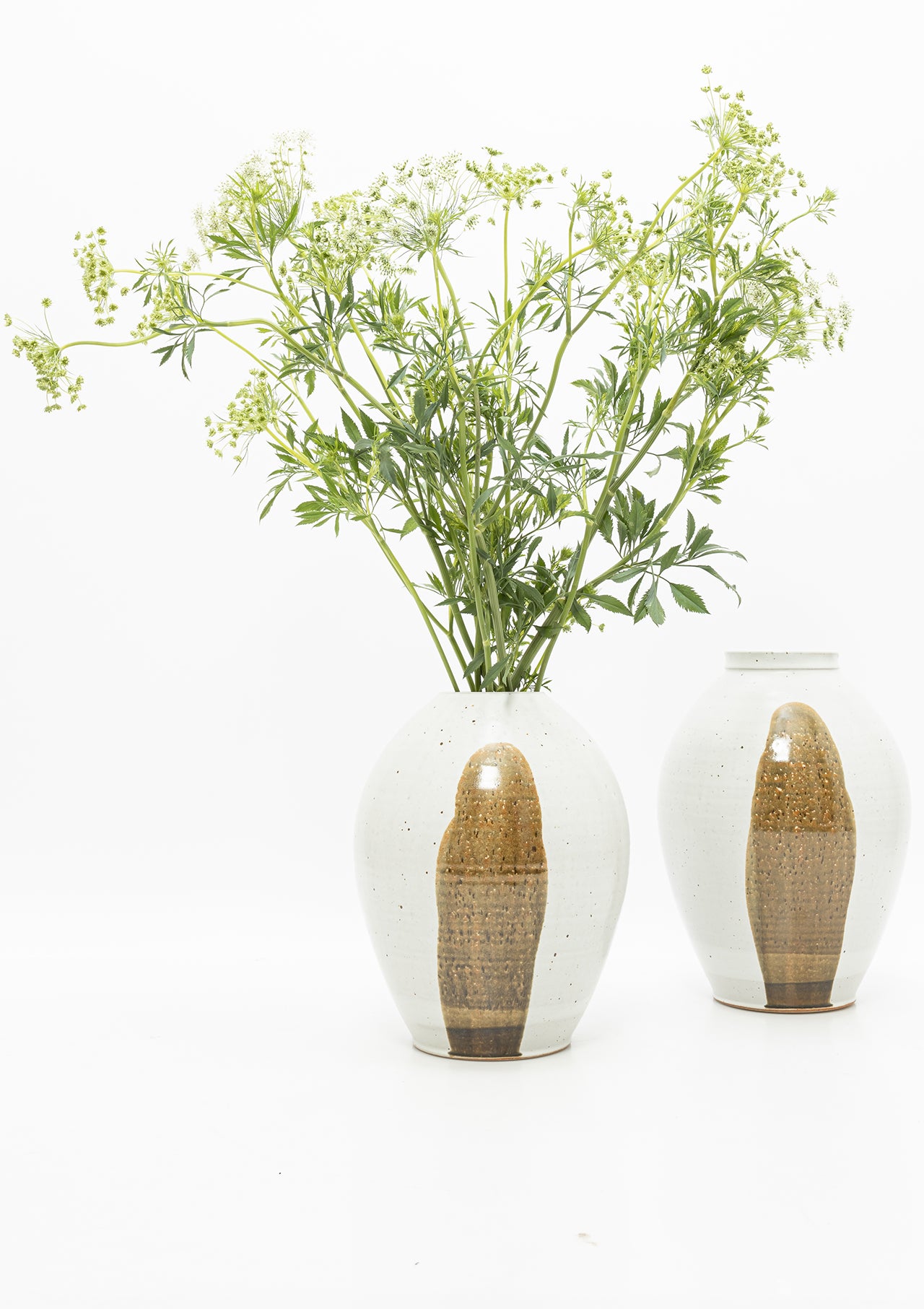 All Seasons Vase | Milk White/Tan