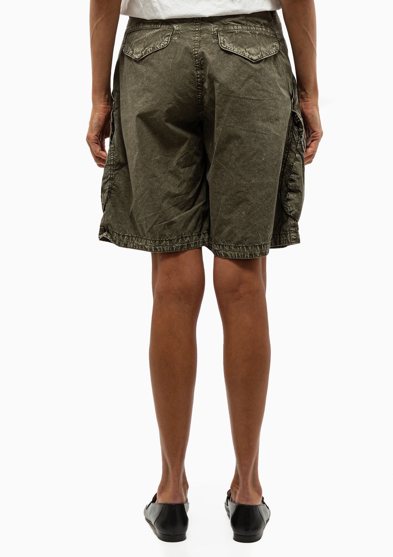 Multipocket Relaxed Shorts | Olive Garment Dye