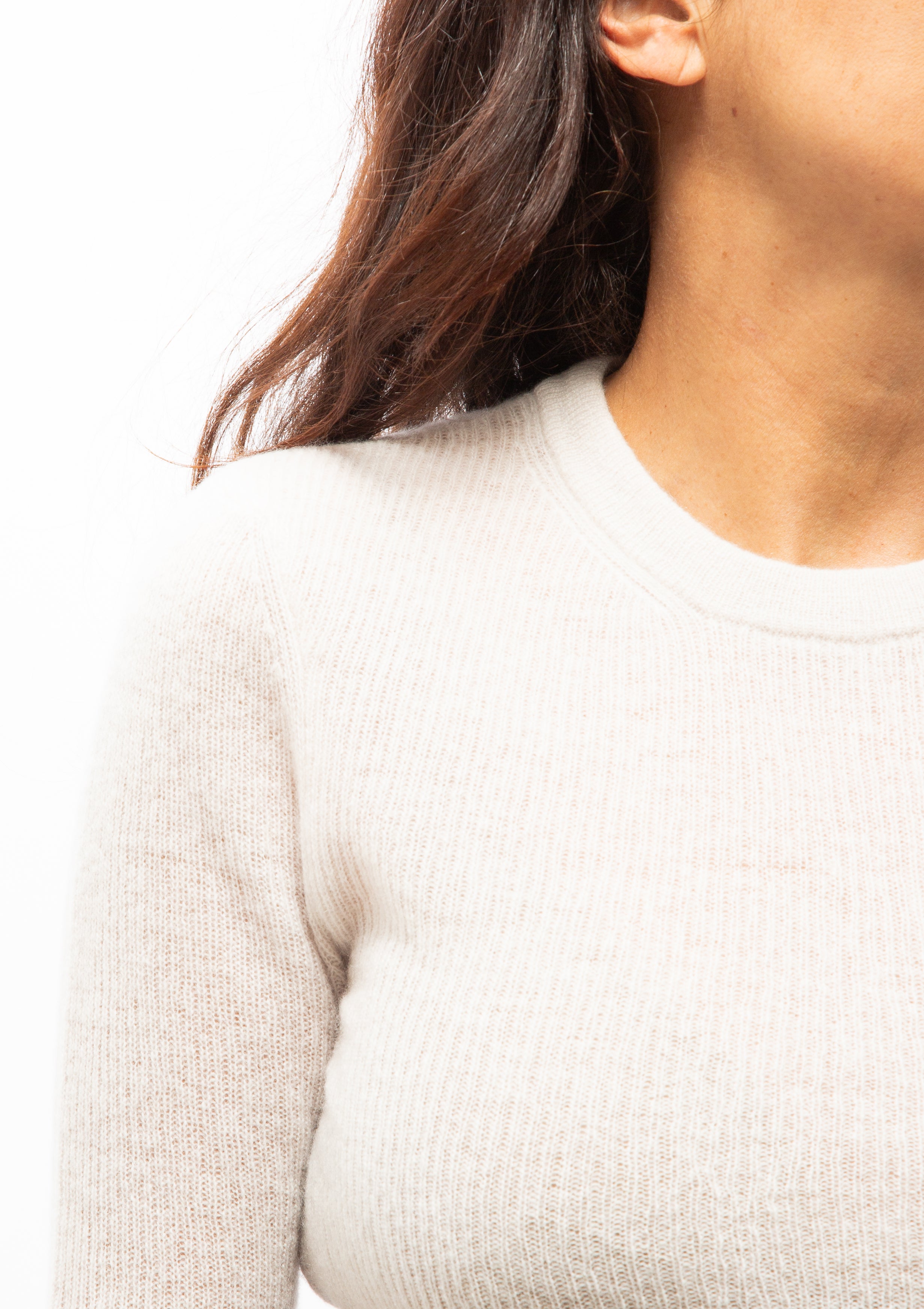 Alessia Crewneck Sweater | Cream