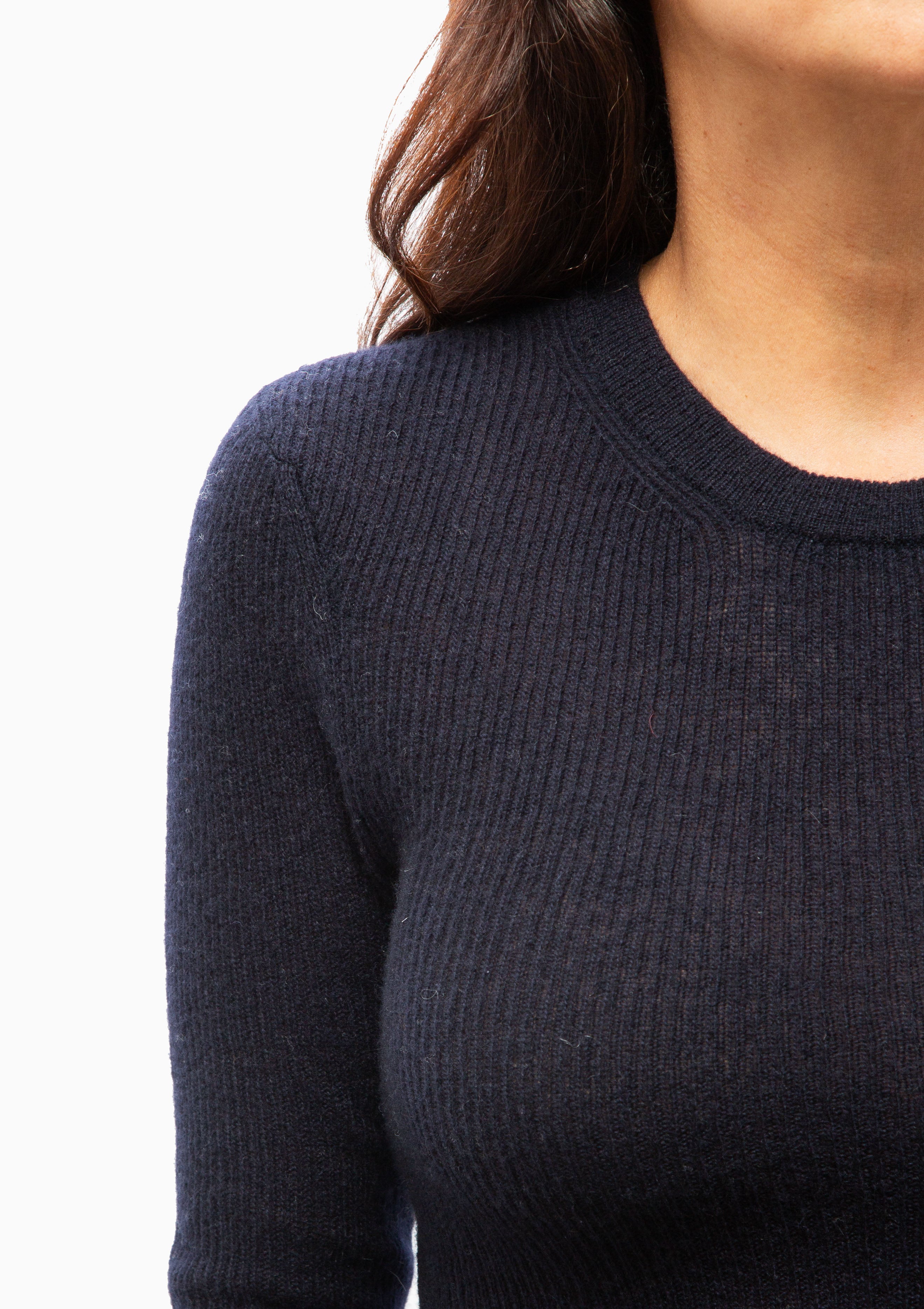 Alessia Crewneck Sweater | Navy