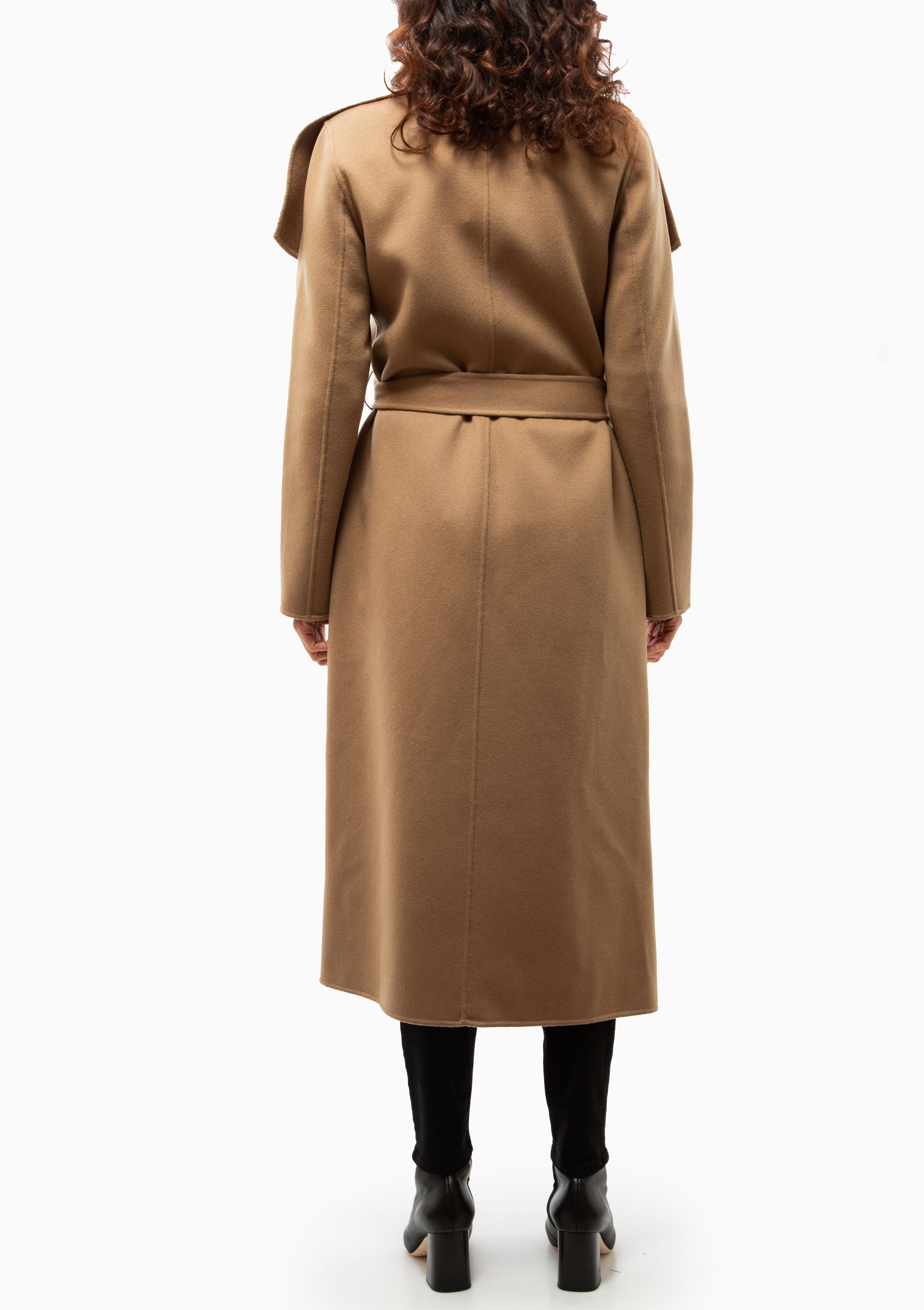 Mai Wrap Coat | Light Camel/Trench