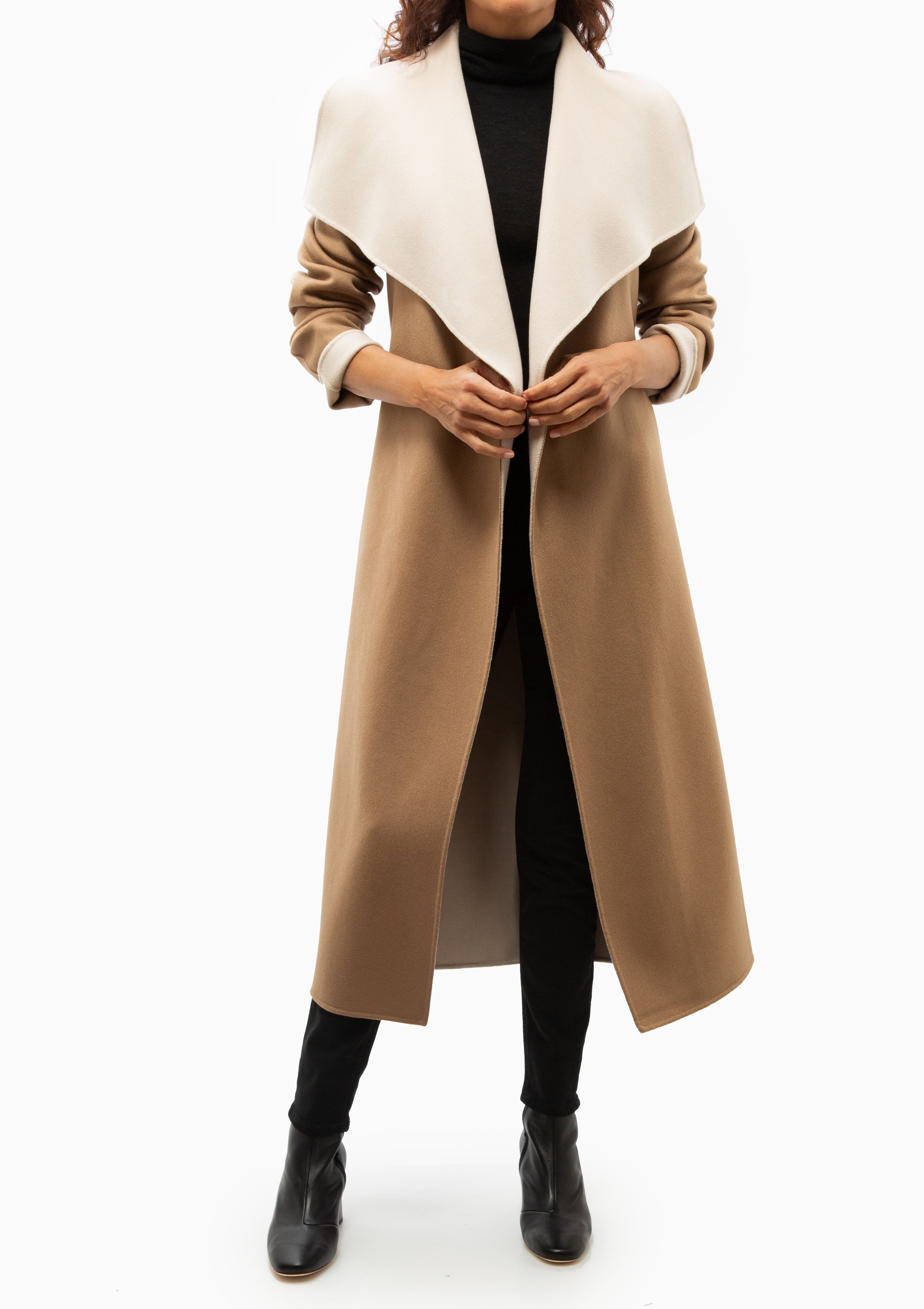 Mai Wrap Coat | Light Camel/Trench