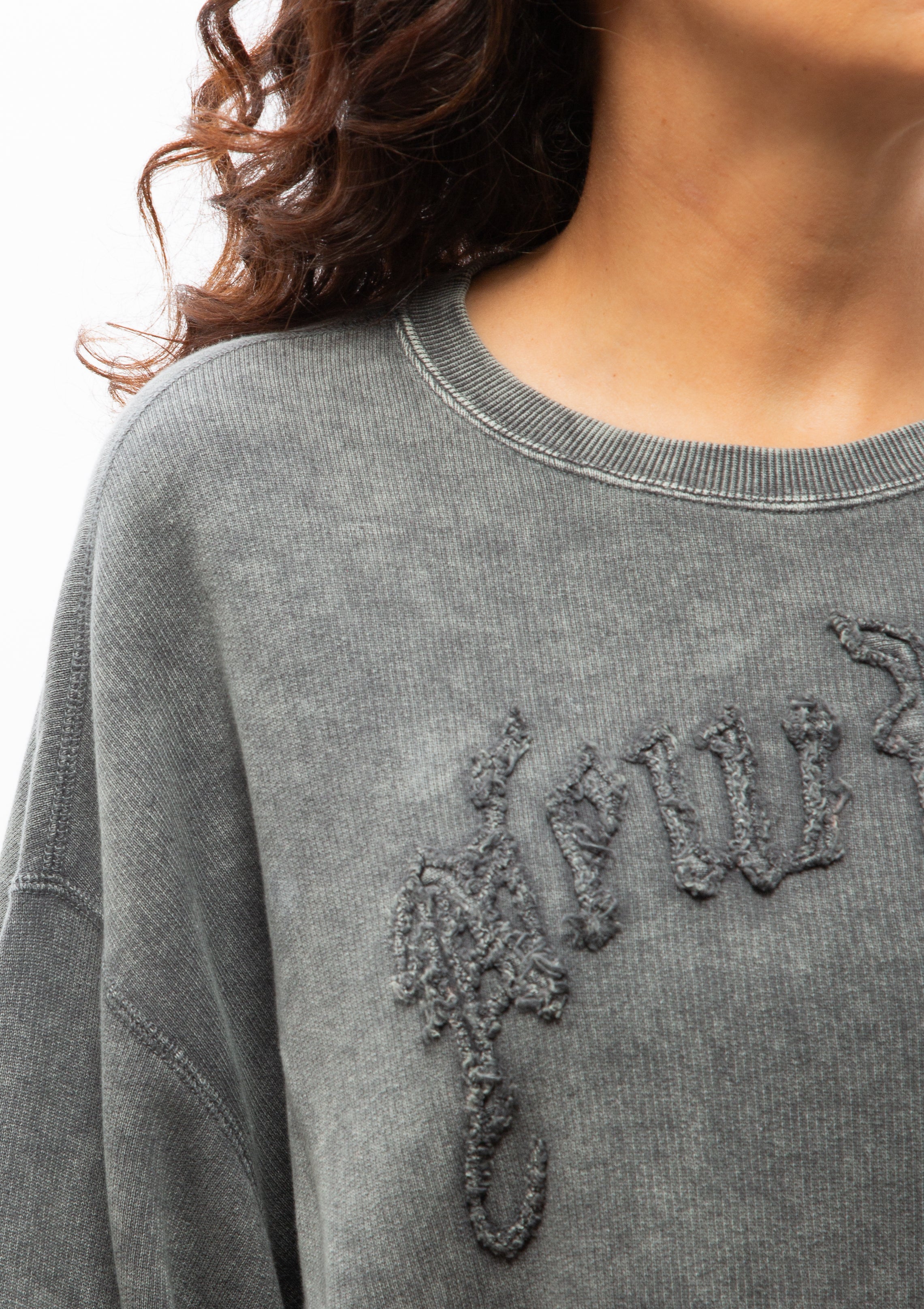 New York Balloon Crewneck | Acid Grey