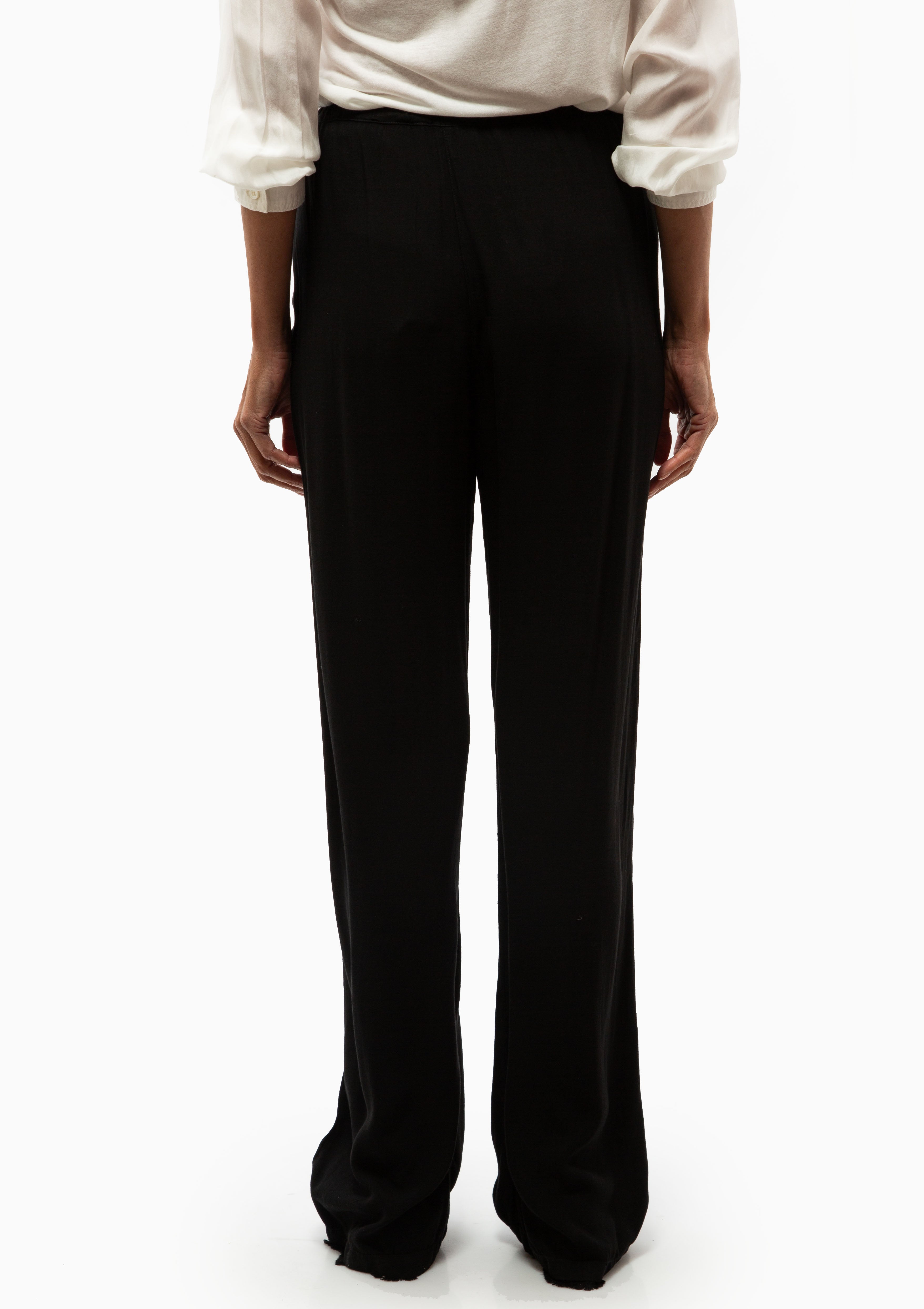 Water Color Viscose Ione Pant | Black