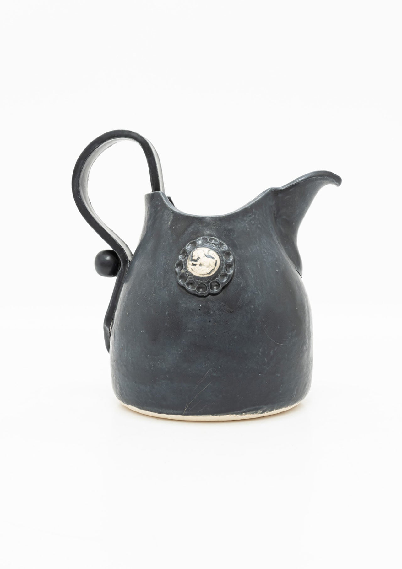 Lion Shell Handmade Pitcher | Soot