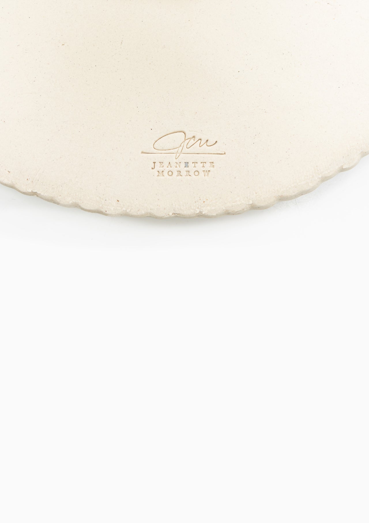 Pearl Detailing Celebration Plate | Egret