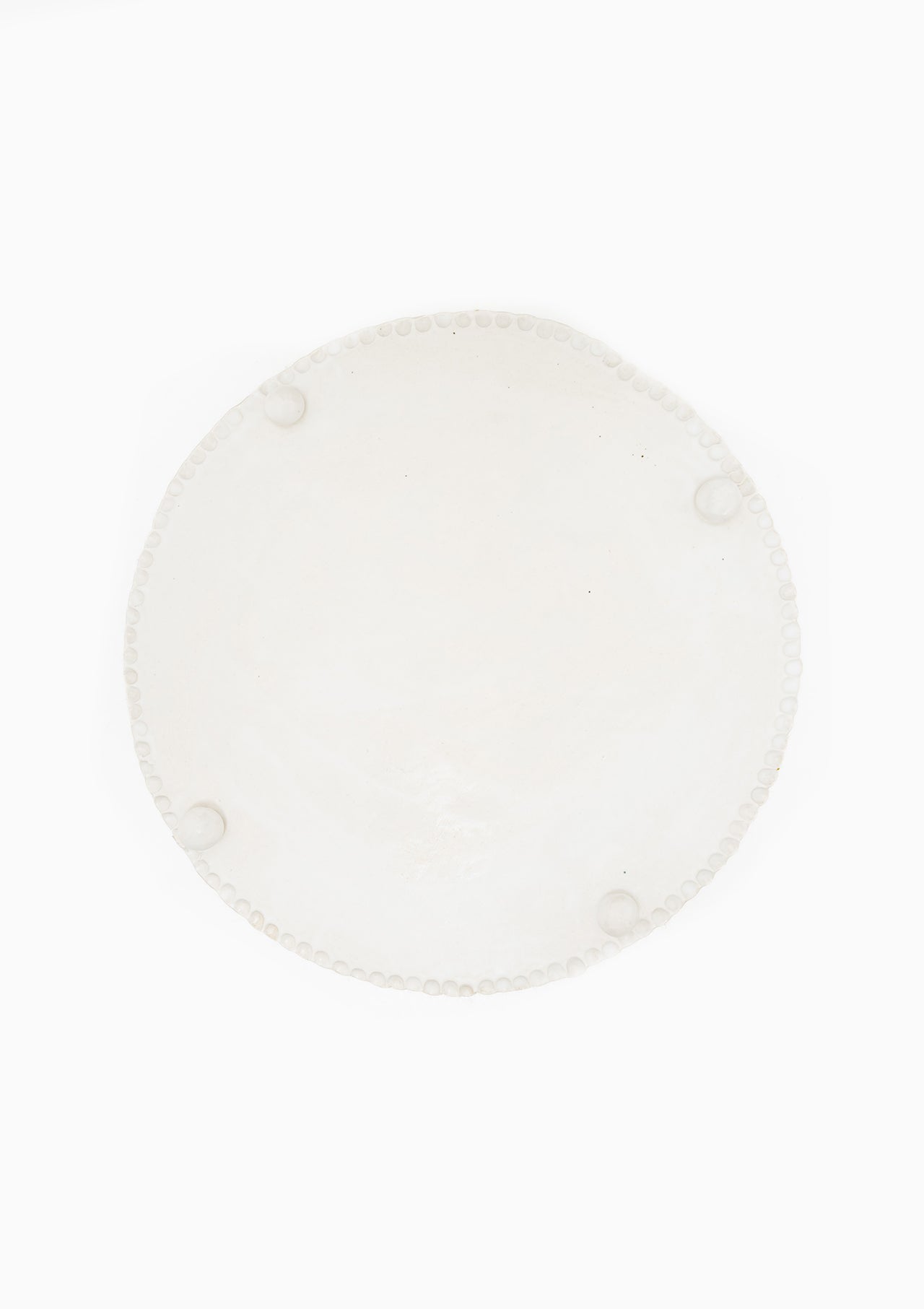 Pearl Detailing Celebration Plate | Egret