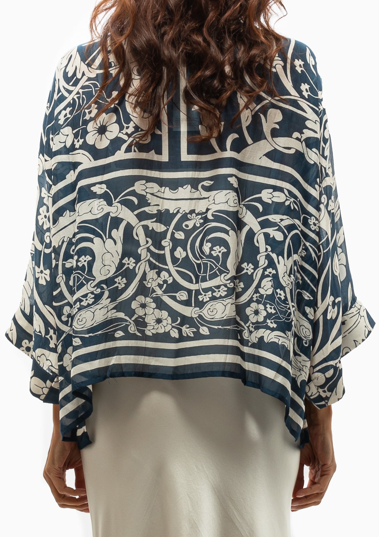 Jaipur Short Kimono | Blue